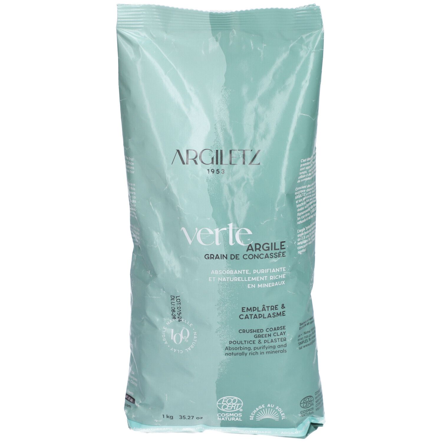 Argiletz Argile Verte Grain DE Concassée - Argile verte grain de concassée. - sac 1 kg