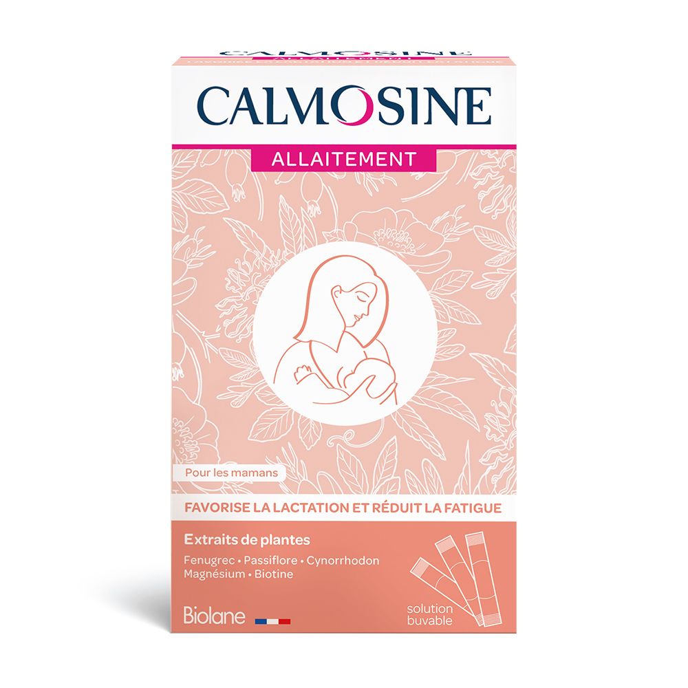 Calmosine - Allaitement - Fenugrec, Passiflore, Magnésium - 14 dosettes