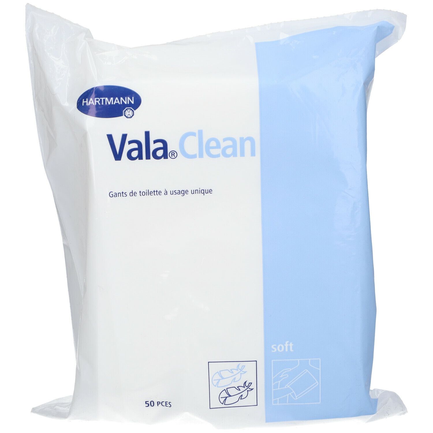 Hartmann Vala®Clean Soft, Gant de toilette