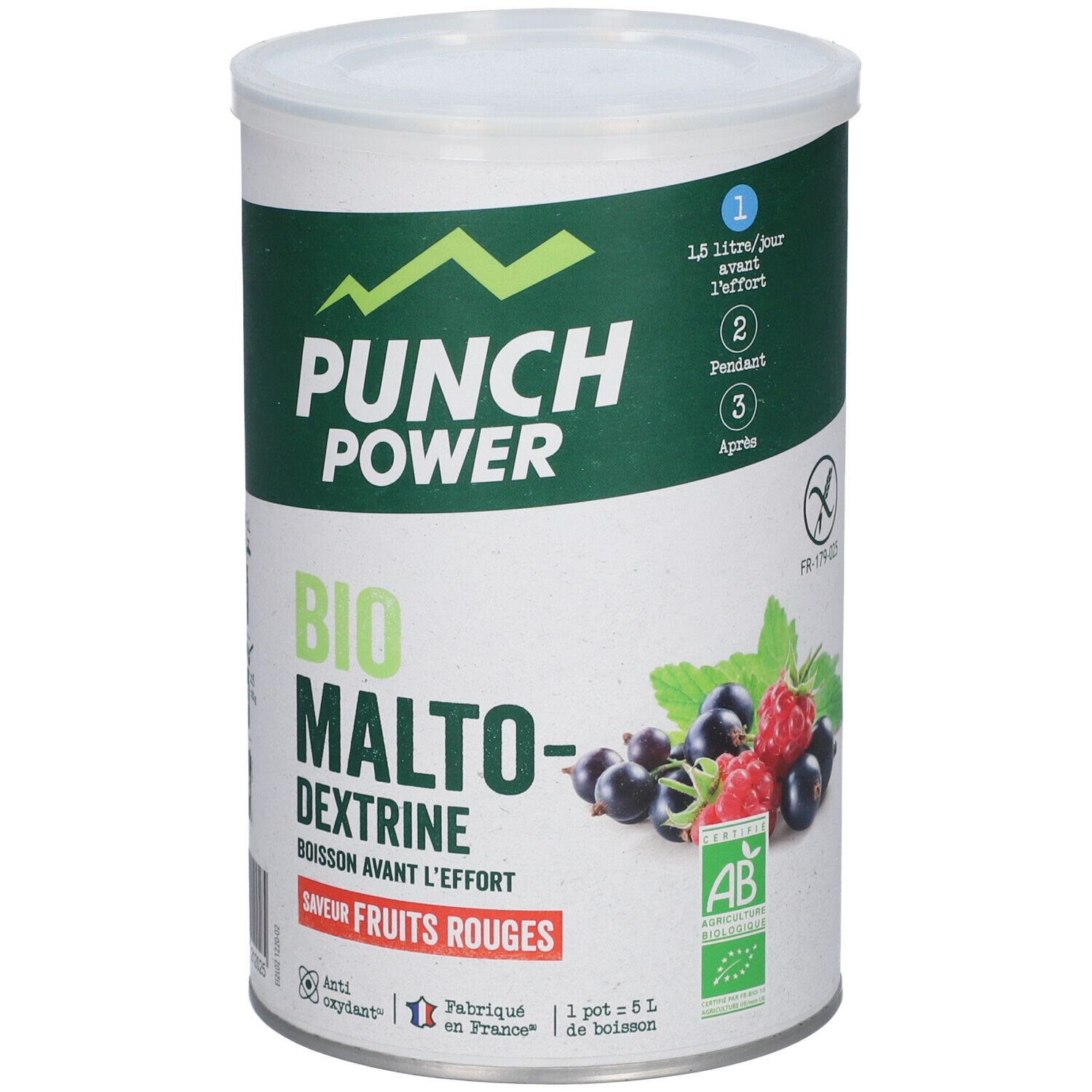 Punch Power Bio Maltodextrine Fruits rouge