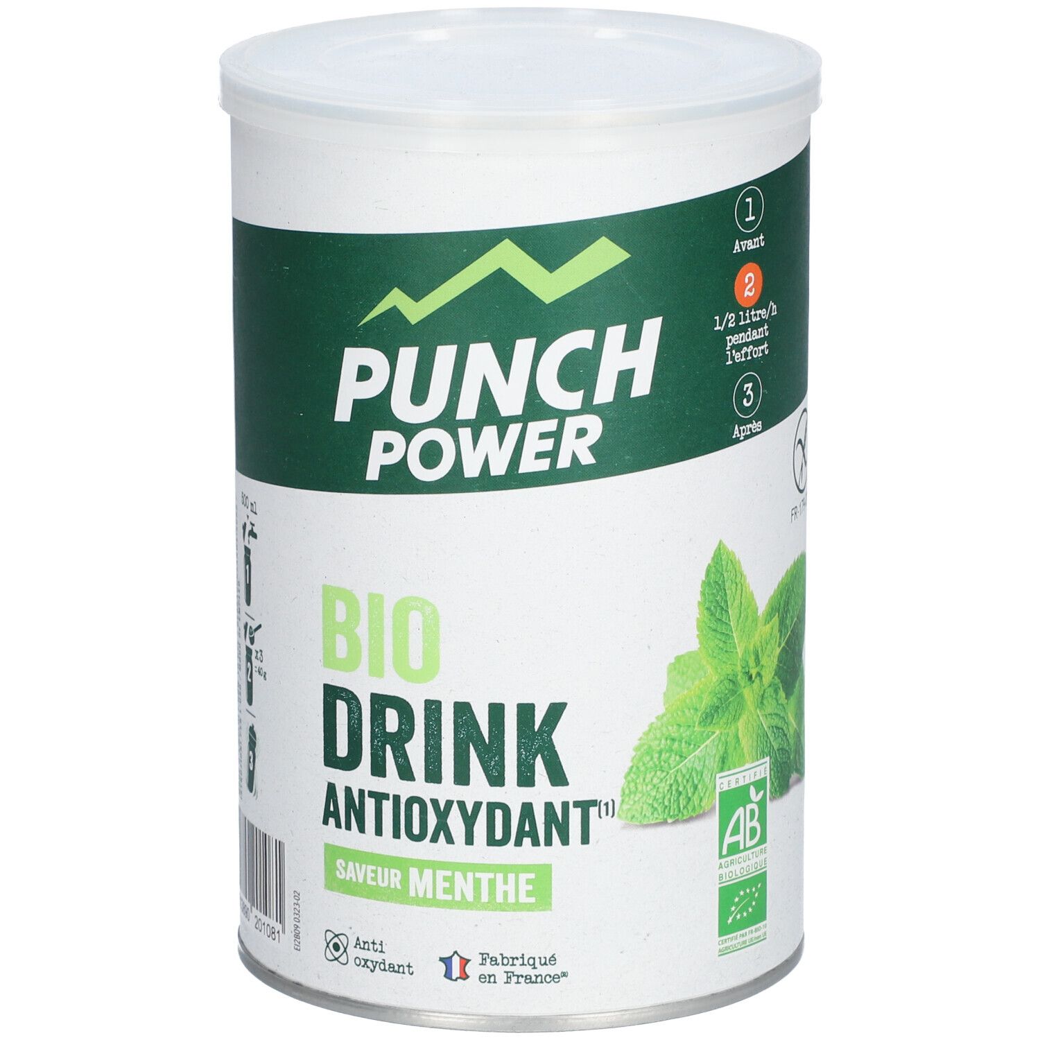 Punch Power Boisson énérgétique et antioxydante bio saveur menthe