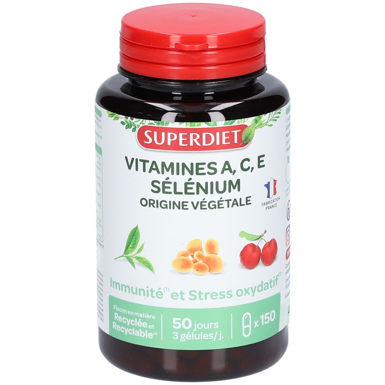 Super Diet Complexe Vitamines A, C, E et Sélénium