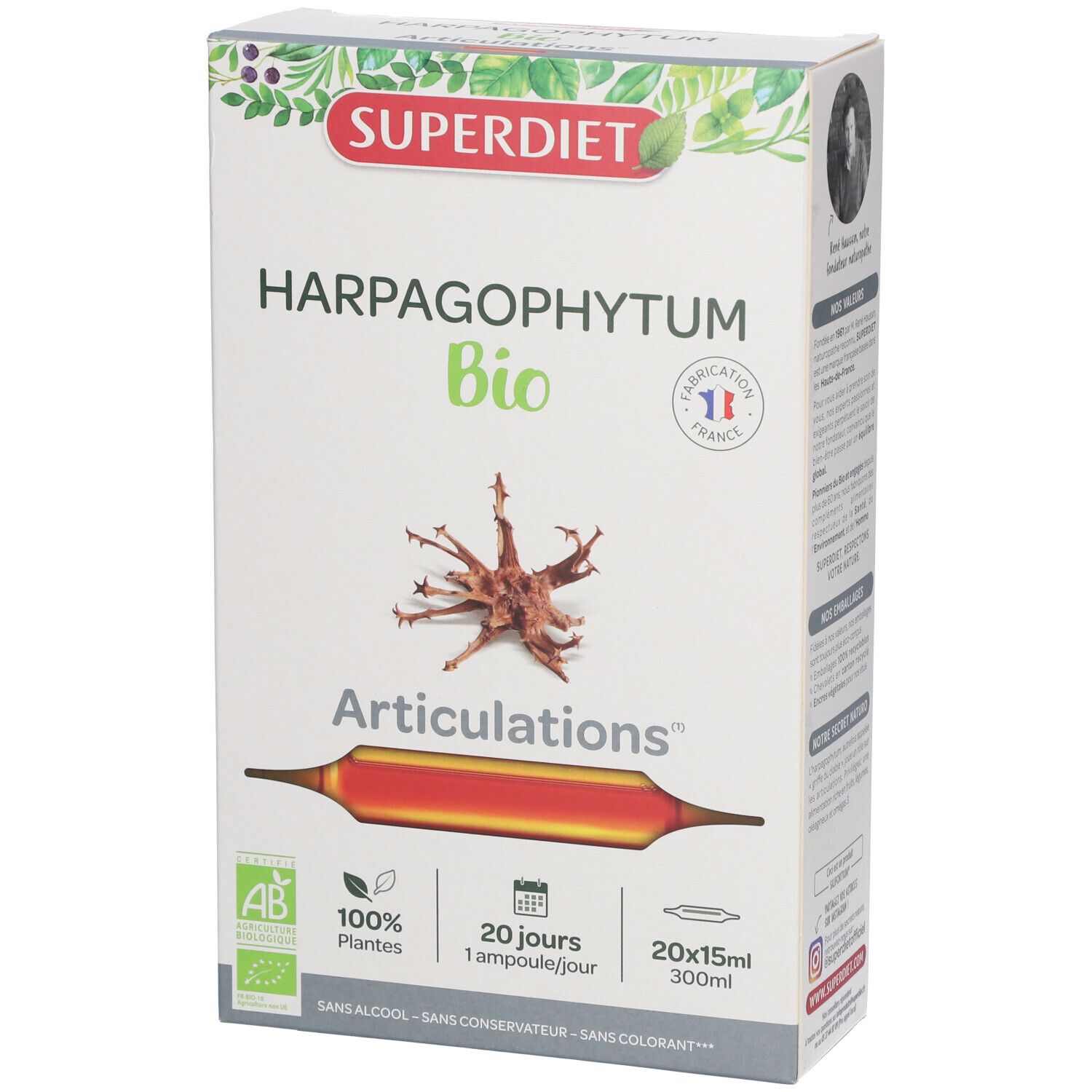 Super Diet Harpagophytum Bio Articulations Ampoule