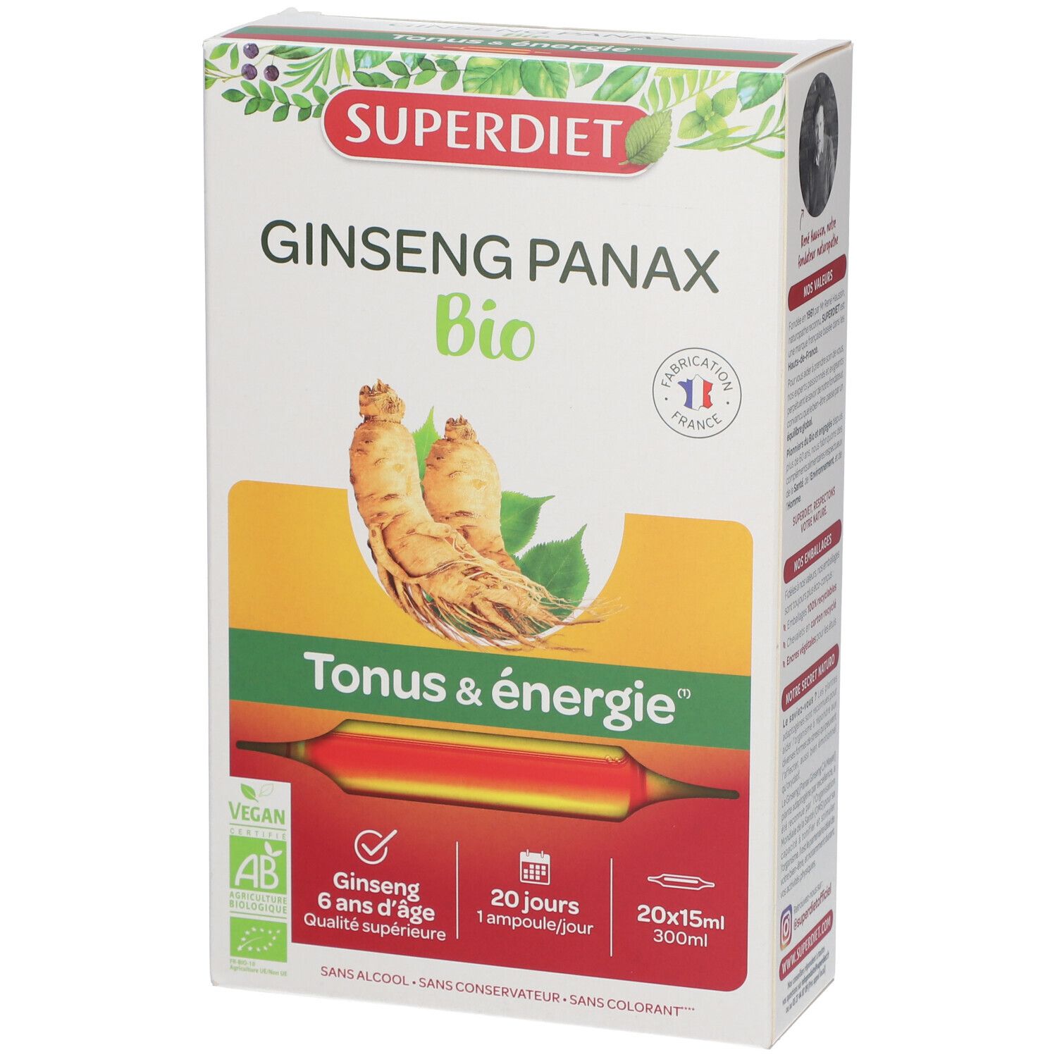 Super Diet Ginseng Panax Bio Ampoule