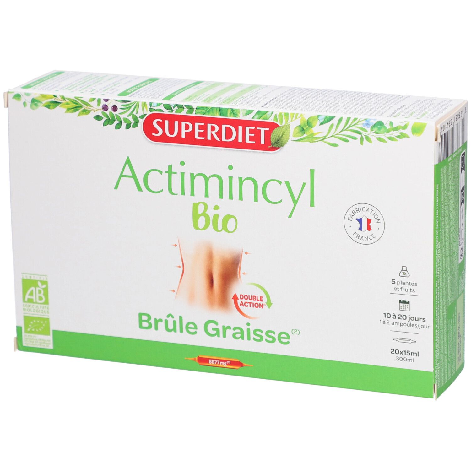 Actimincyl BIO - 20 ampoules de 15ml