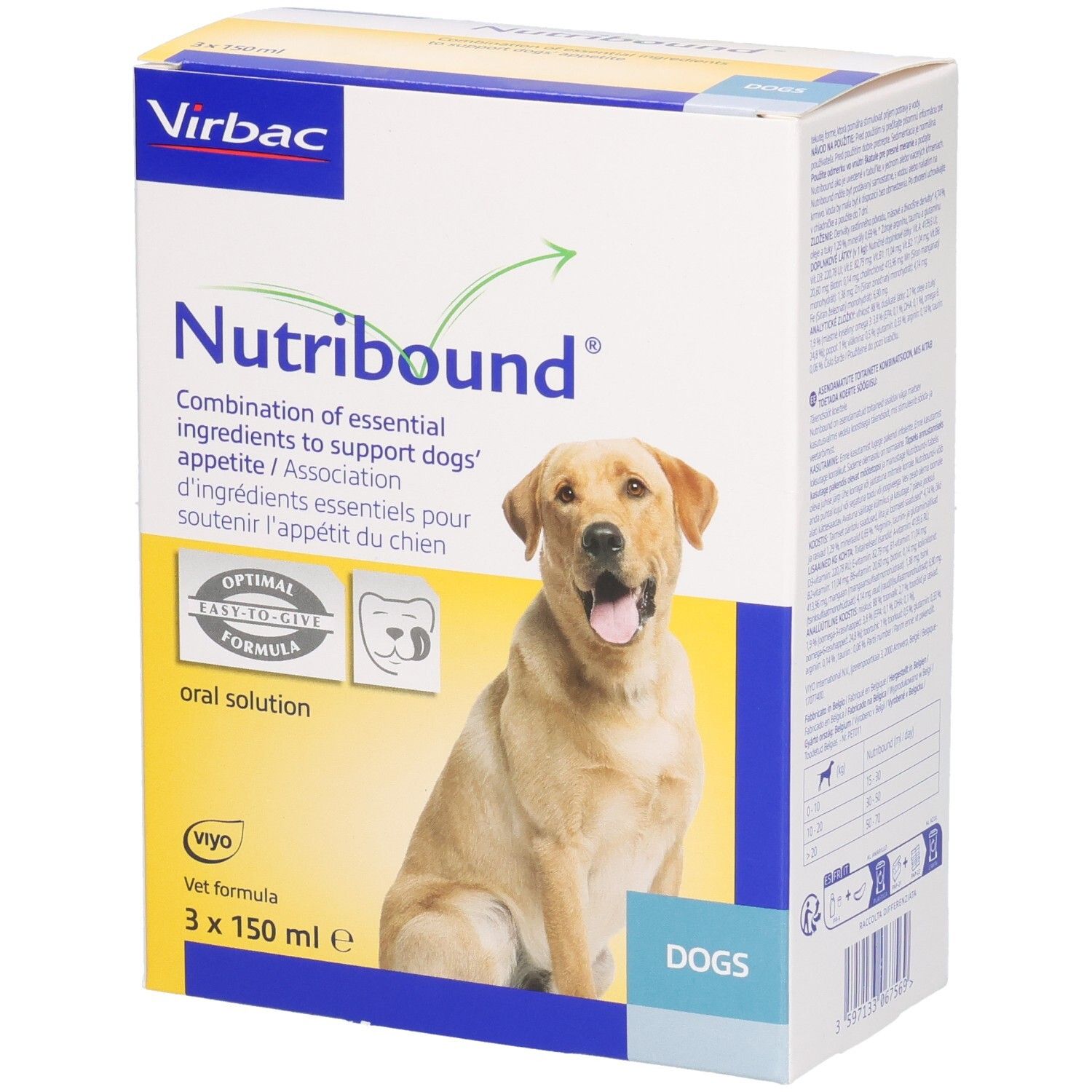 Nutribound Chien Oral 150Ml X3