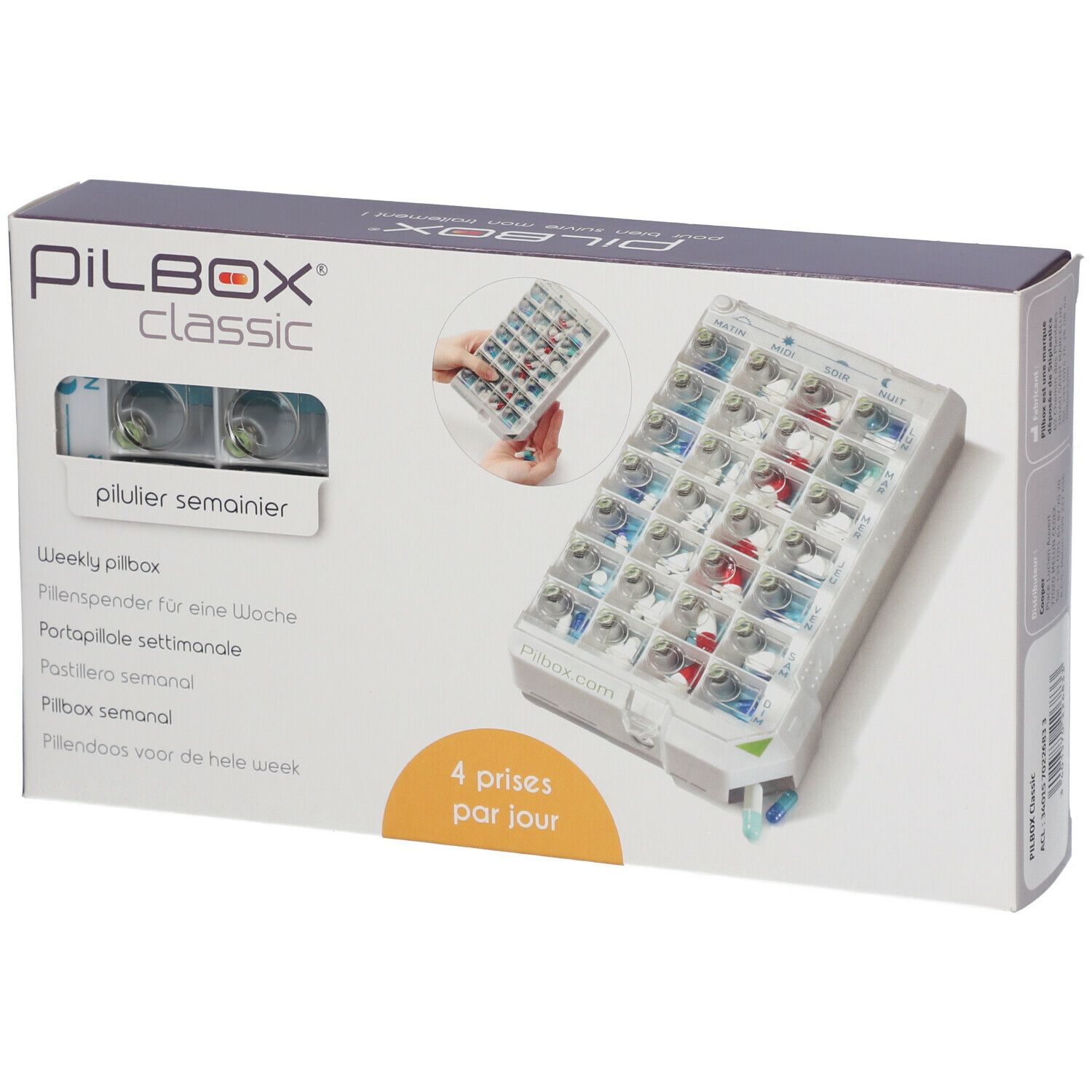 Pilbox Classic Pres 6