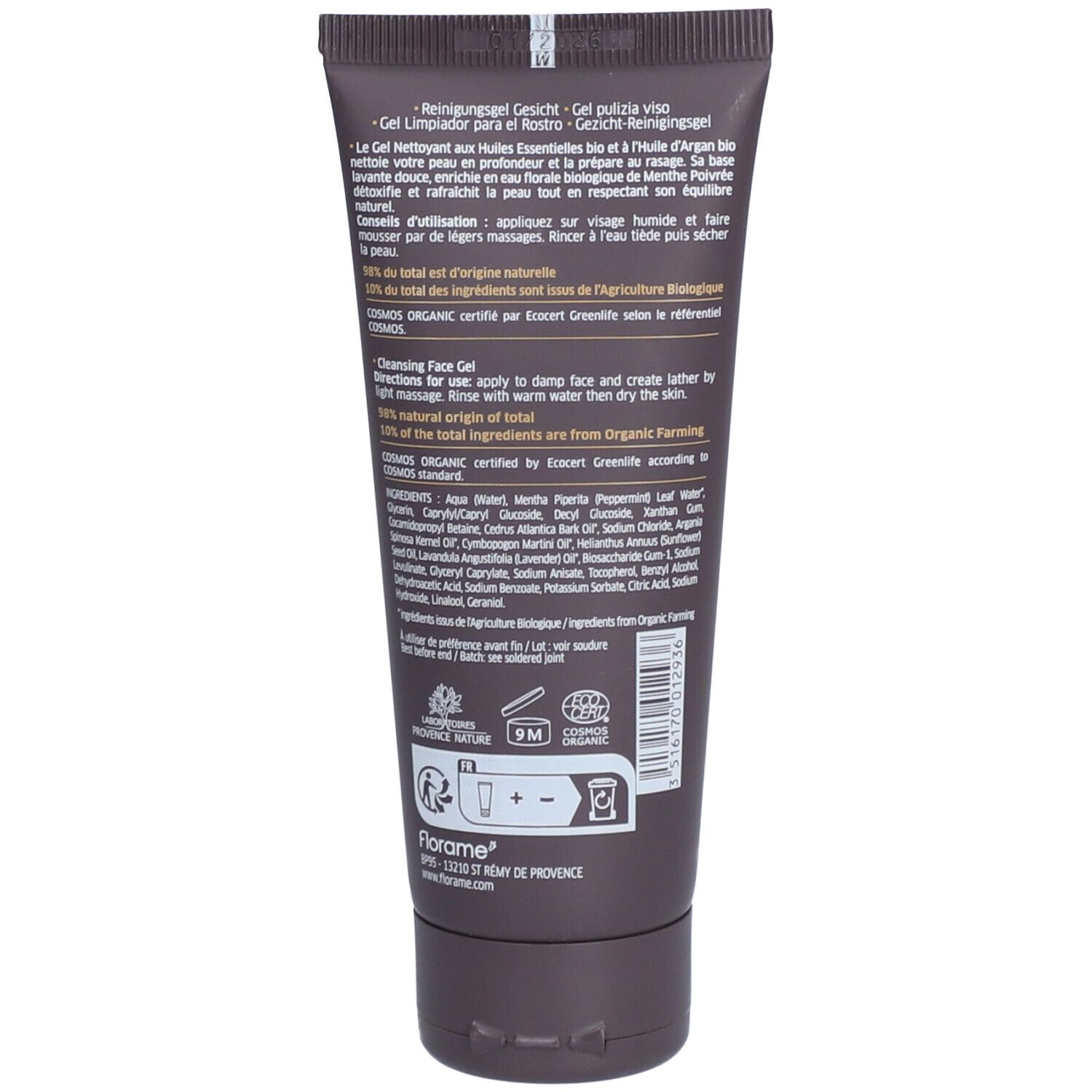 Florame Gel Nettoyant HOMME 75 ml Gel(S) view 2