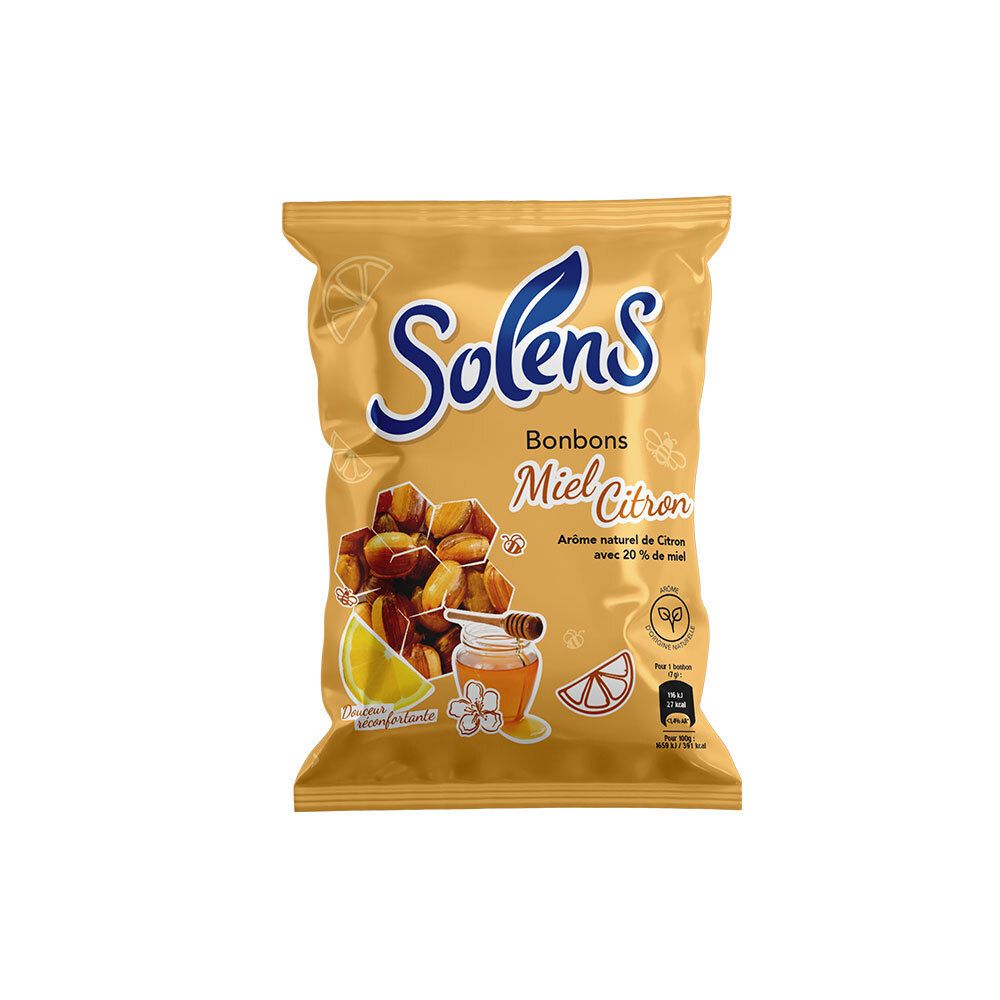 Solens Duos Miel Saveur Citron