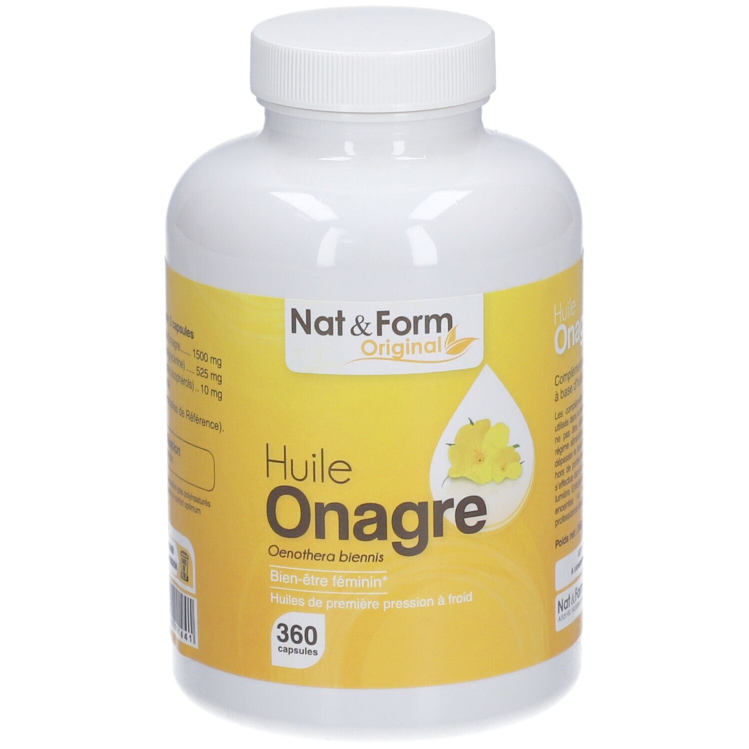 Nat&Form Huile D'onagre