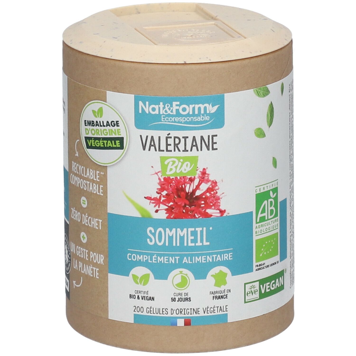 Nat & Form Ecocert® Valériane Bio