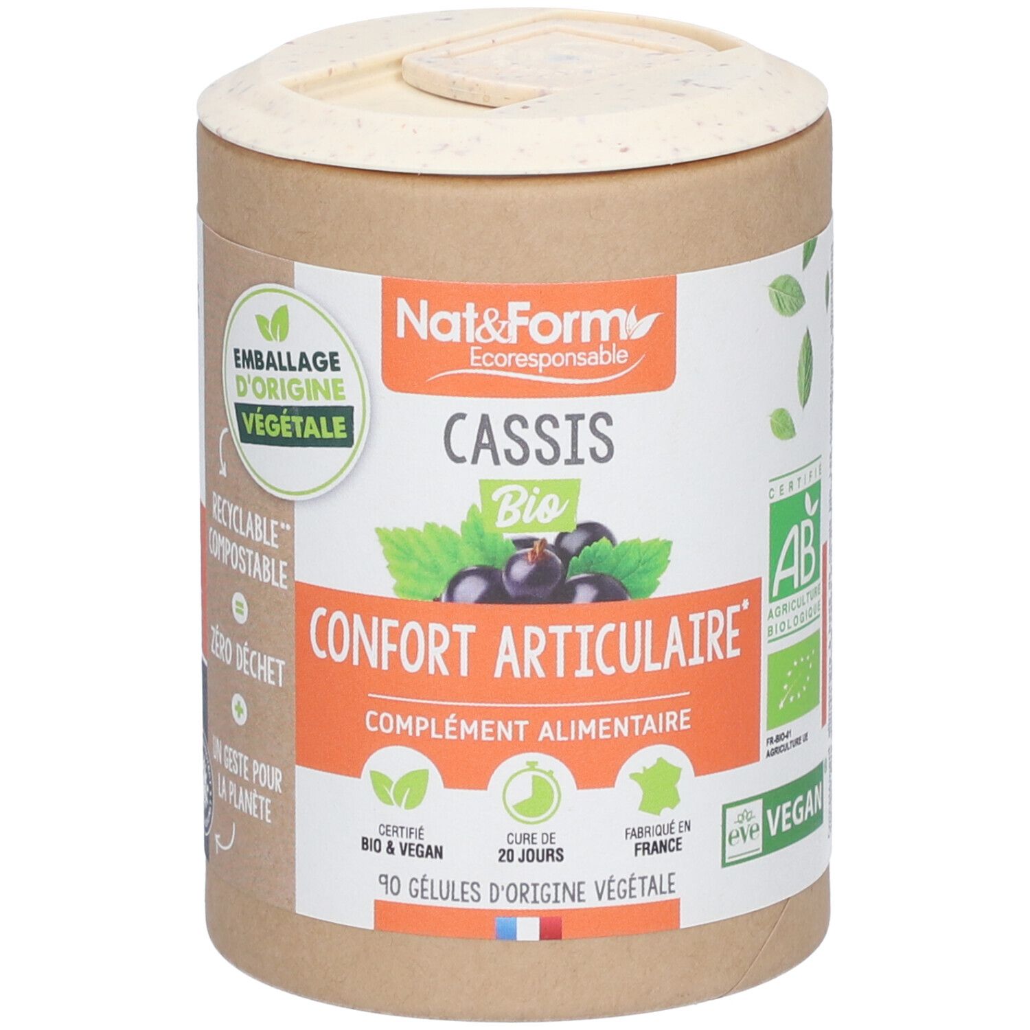 Nat&Form Cassis Bio en gélules