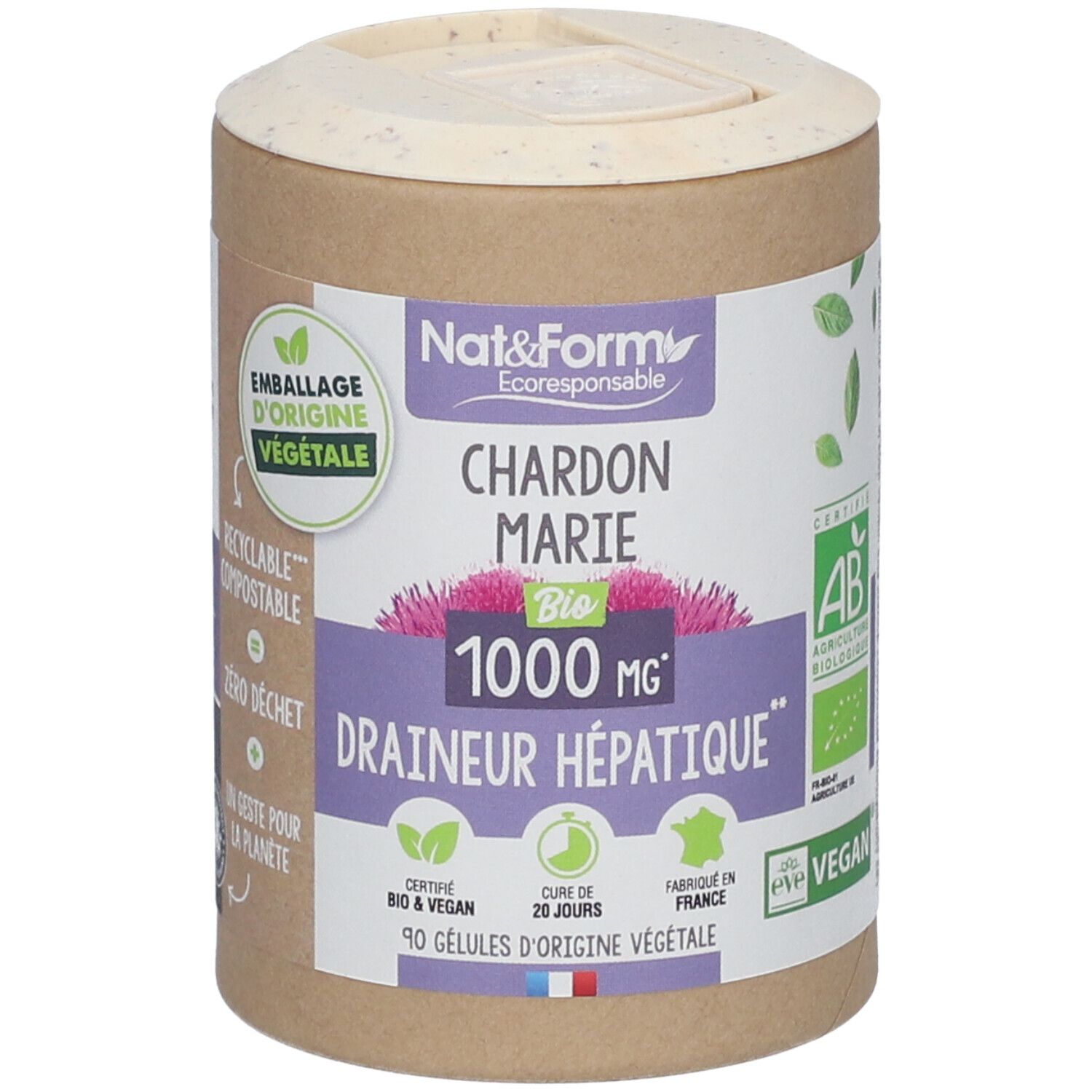 Nat & Form Ecocert® Chardon marie Bio