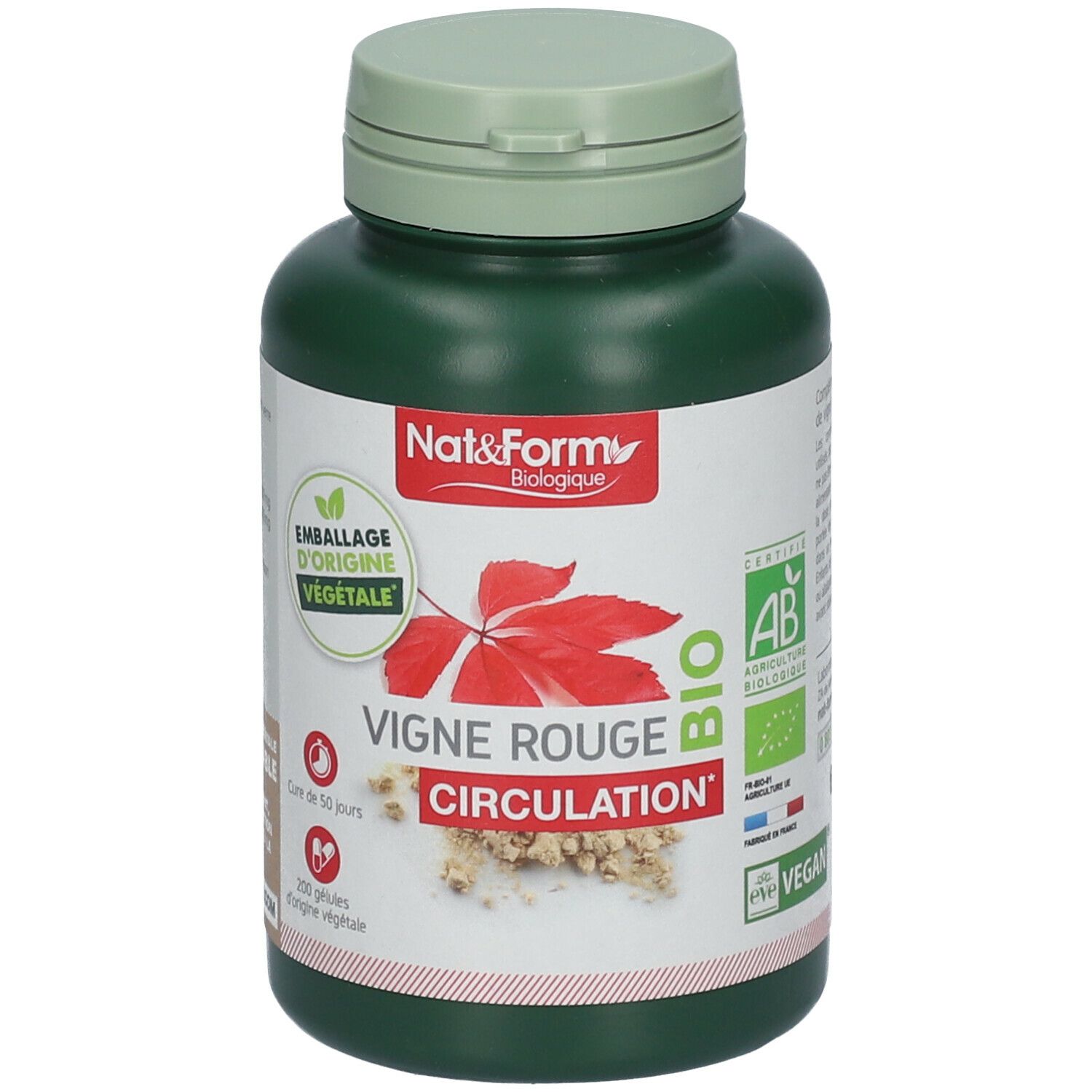 Nat & Form Biologique Vigne rouge