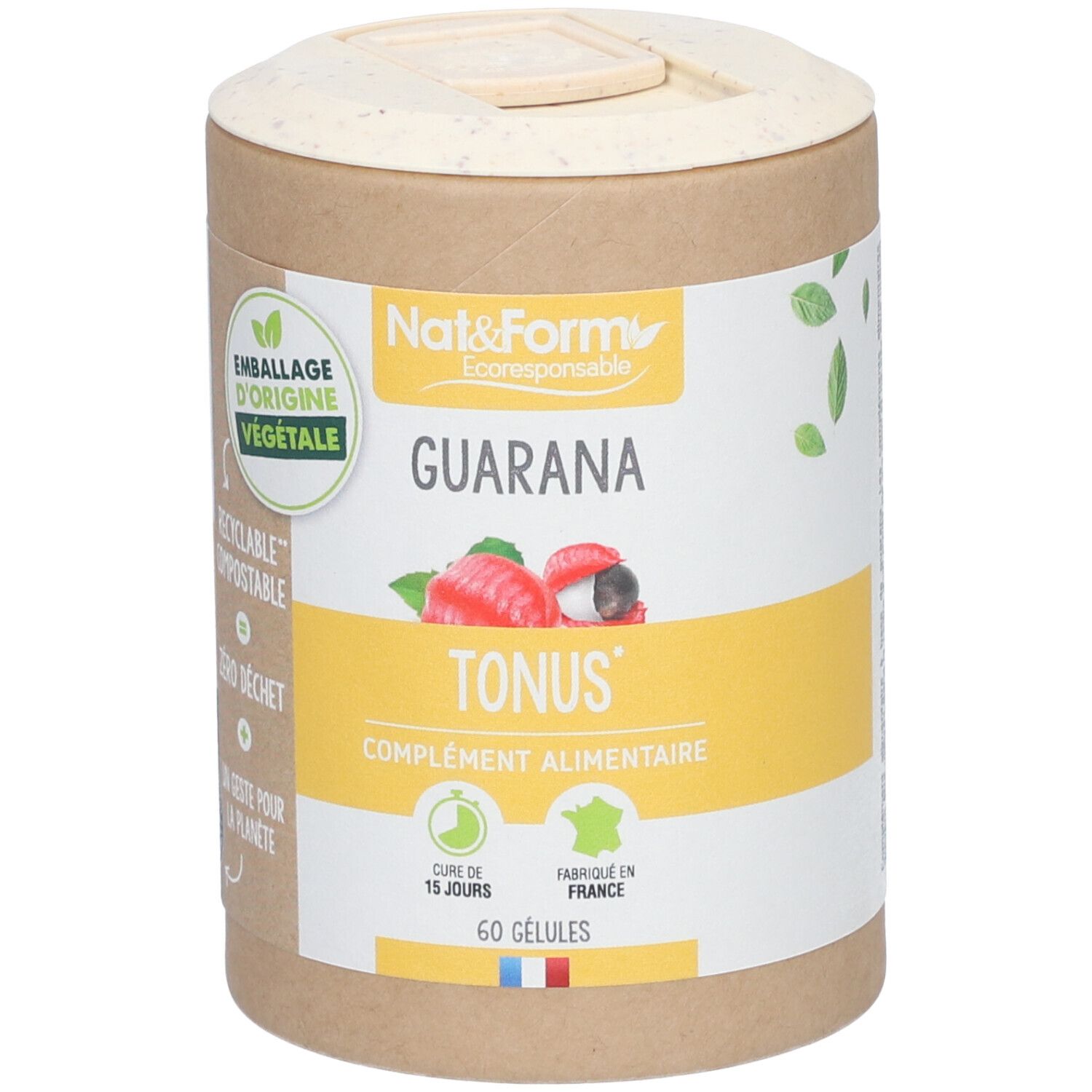 Nat&Form Guarana Bio en gélules