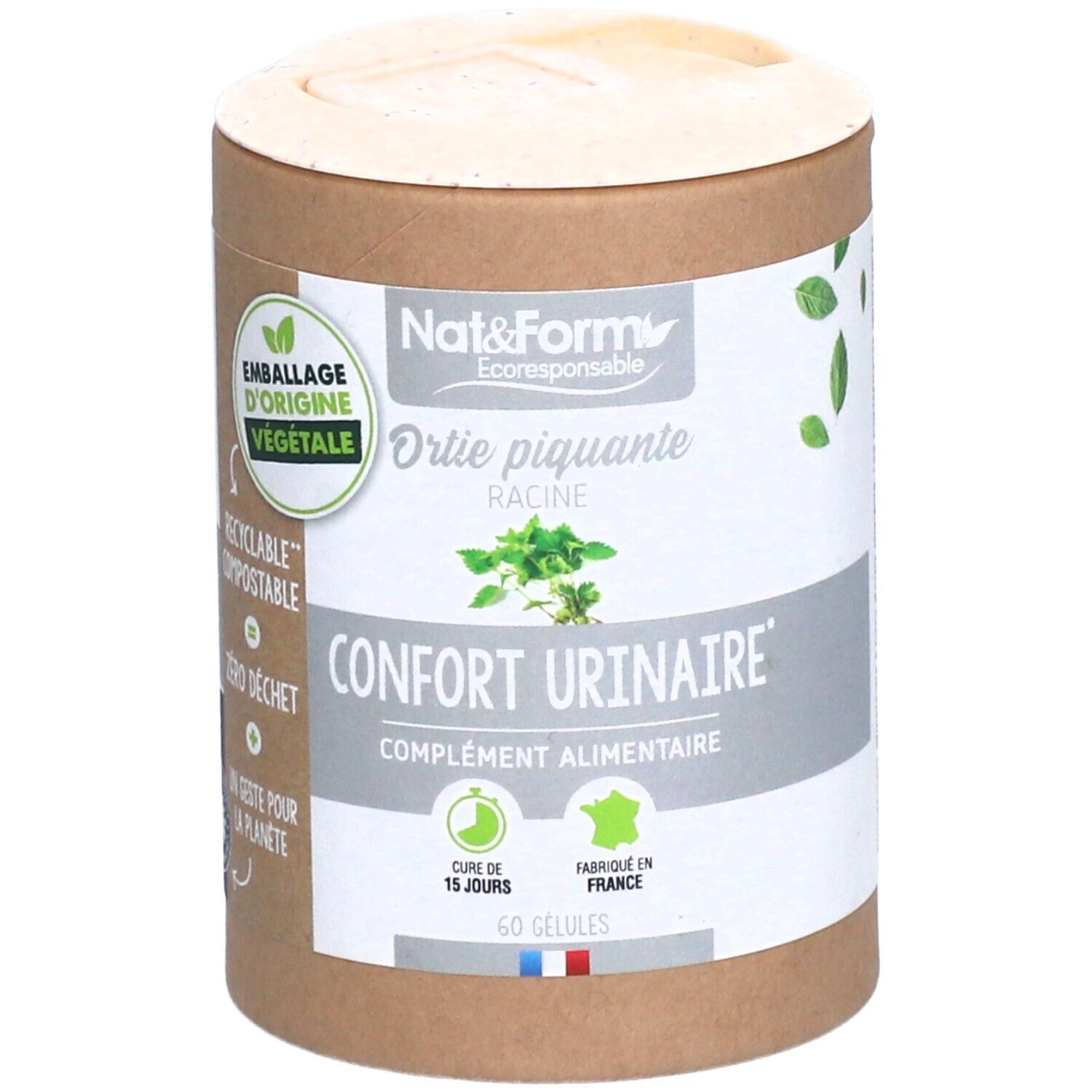 Nat&Form Ortie piquante (racines) bio en gélules
