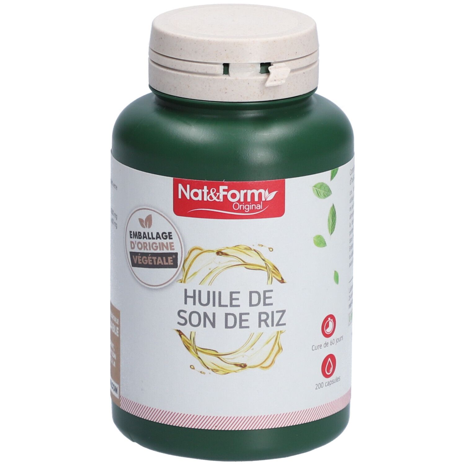 Nat&Form Huile DE SON DE RIZ