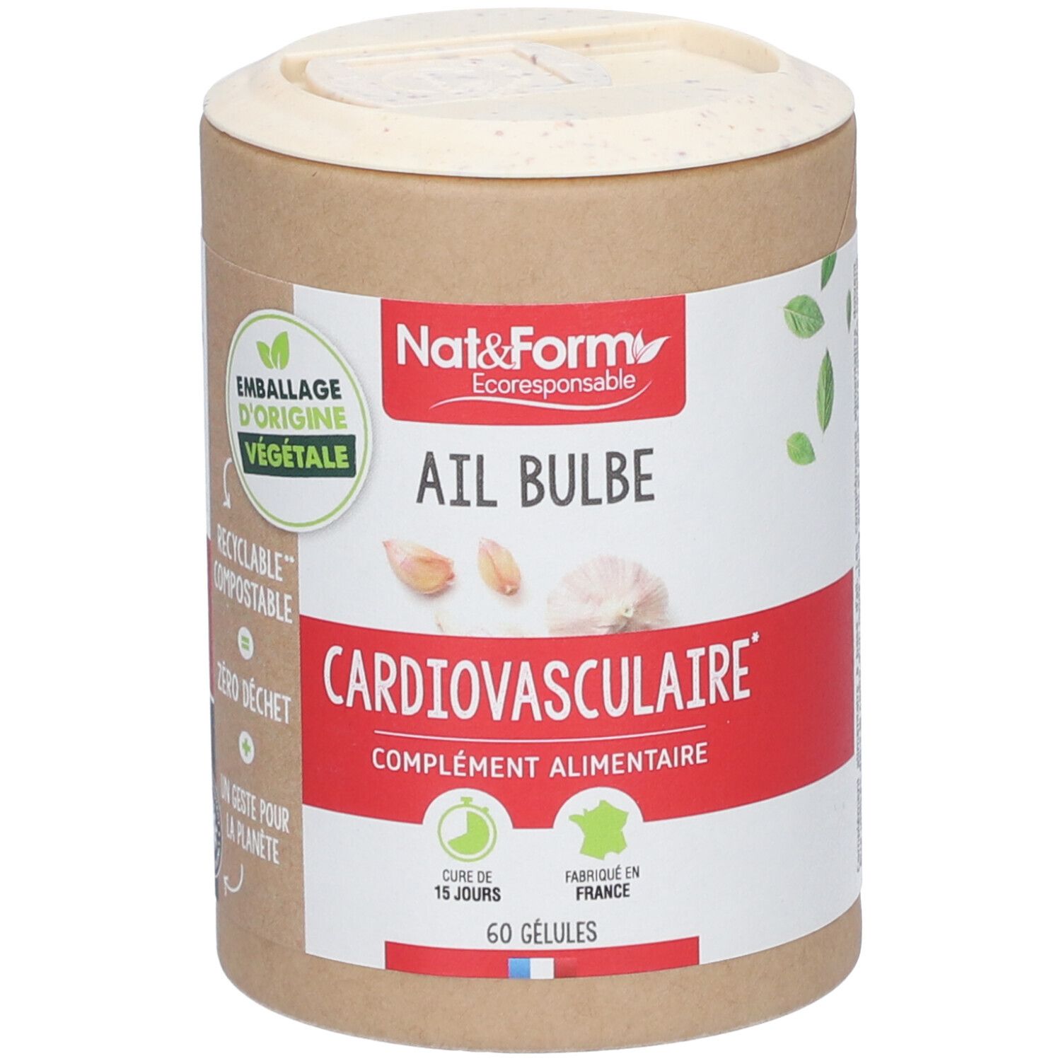 Nat&Form Ail bulbe bio en gélules