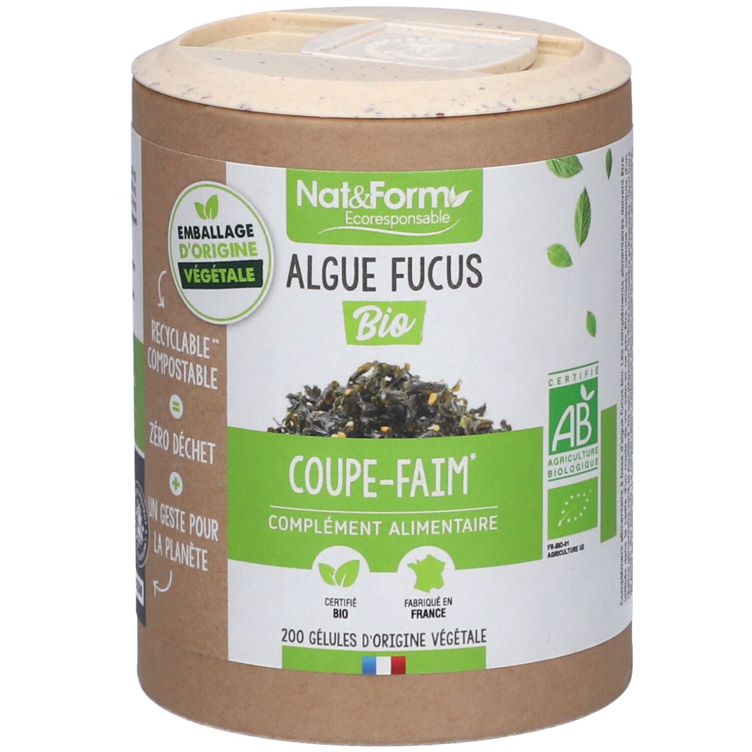 Nat&Form Algue fucus bio en gélules