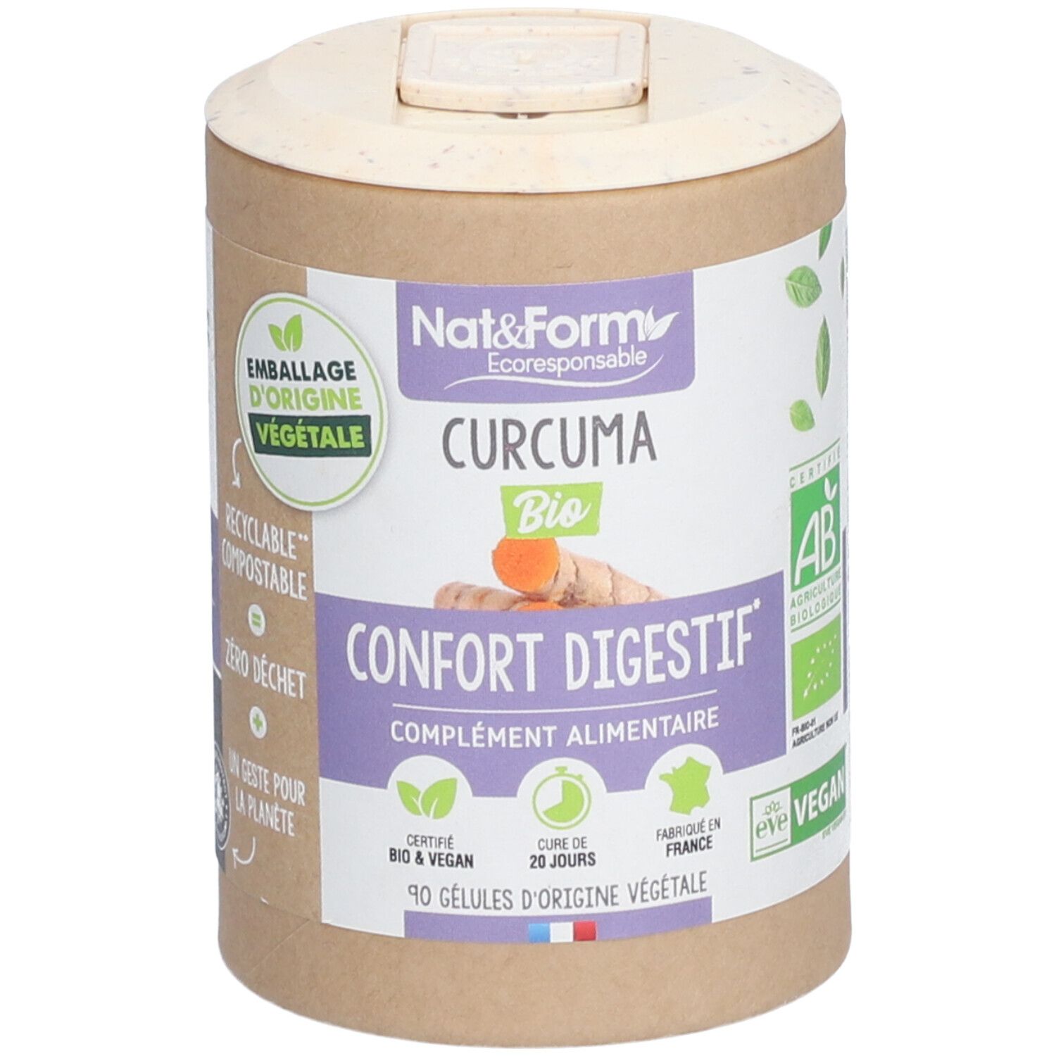 Nat&Form Curcuma en gélules