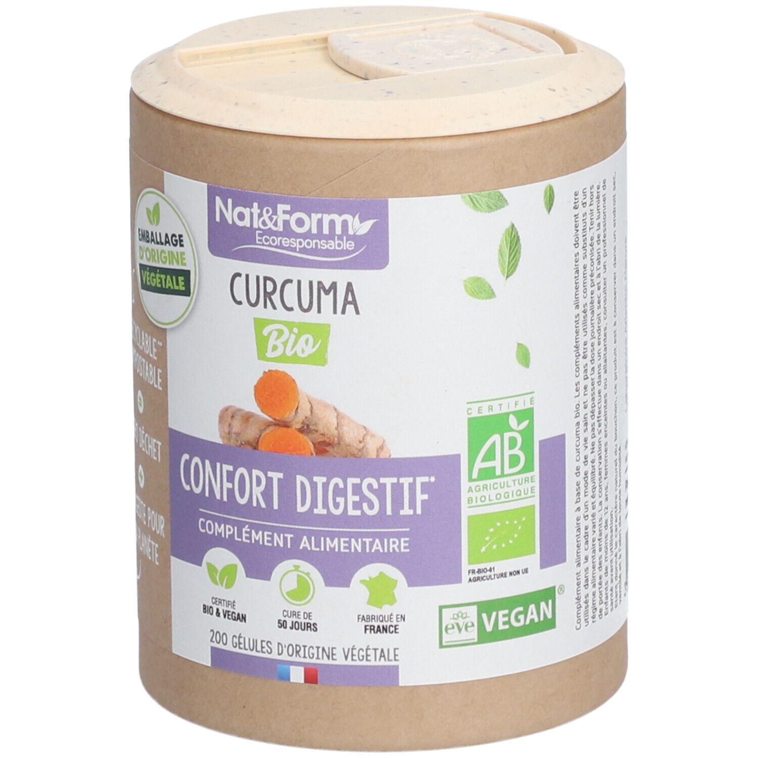 Nat&Form Curcuma en gélules