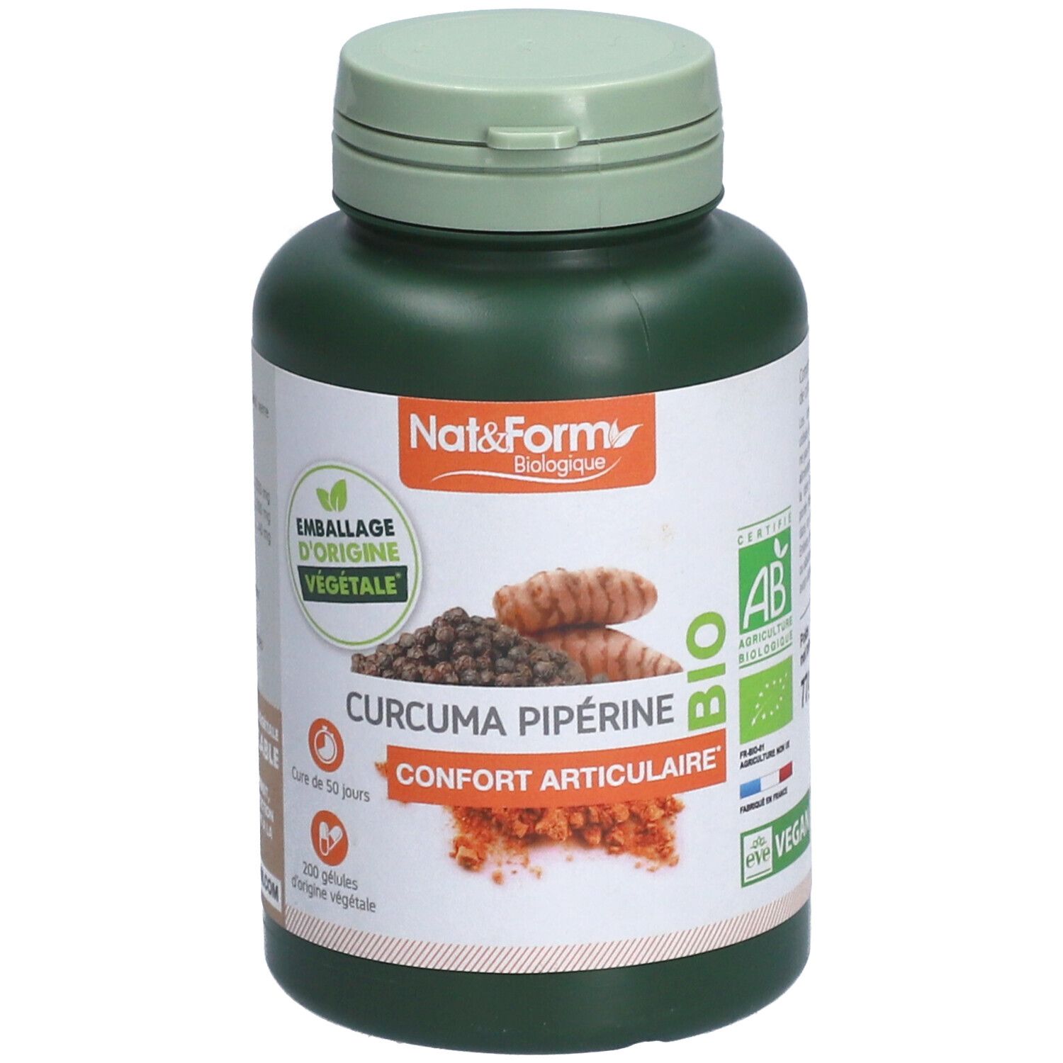 Nat&Form Curcuma Pipérine