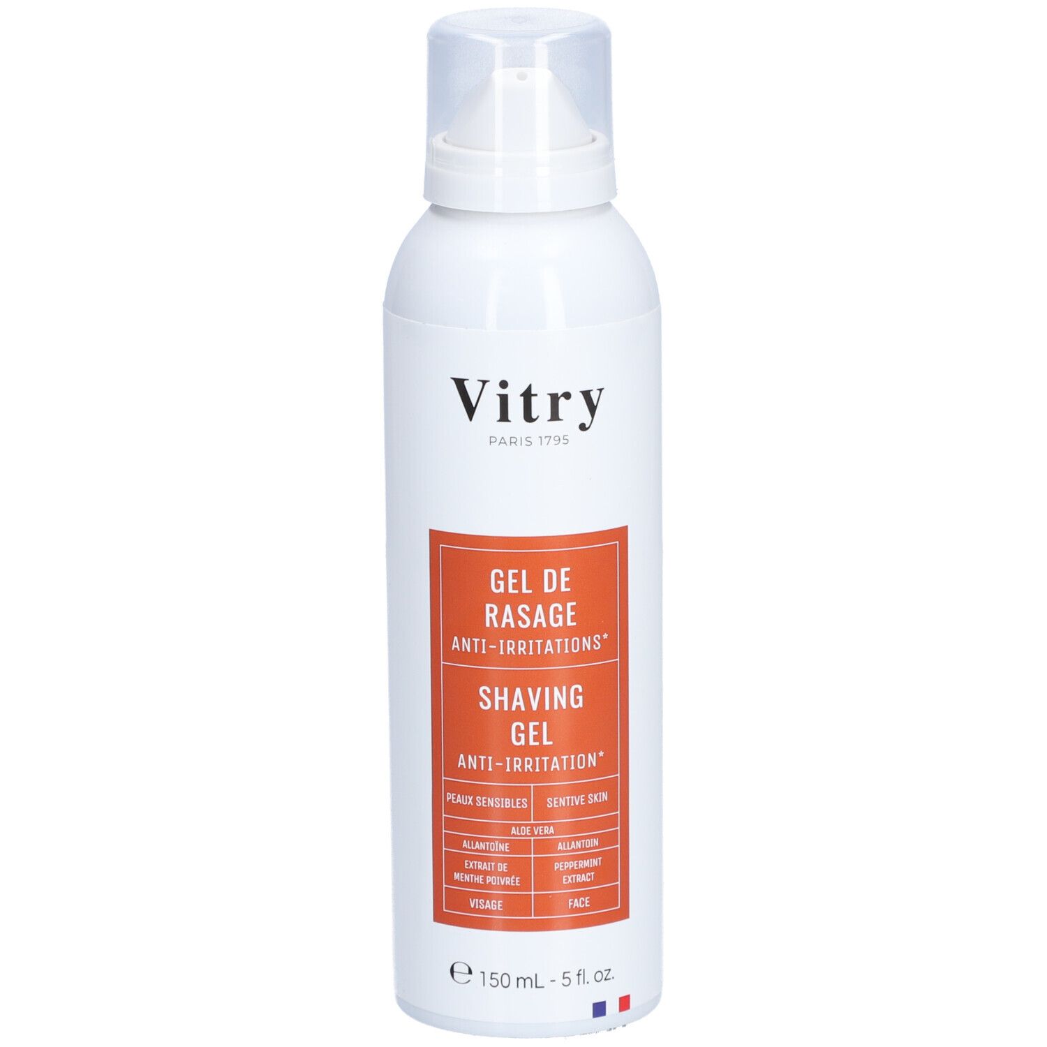 Vitry Gel de rasage anti-irritations