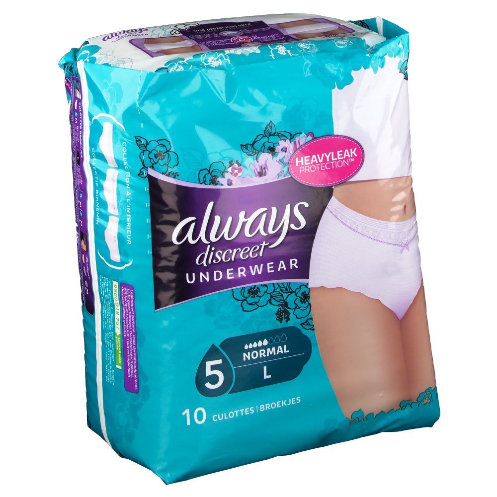 Always discreet underwear Culottes Normal taille L 10 pc(s) shop