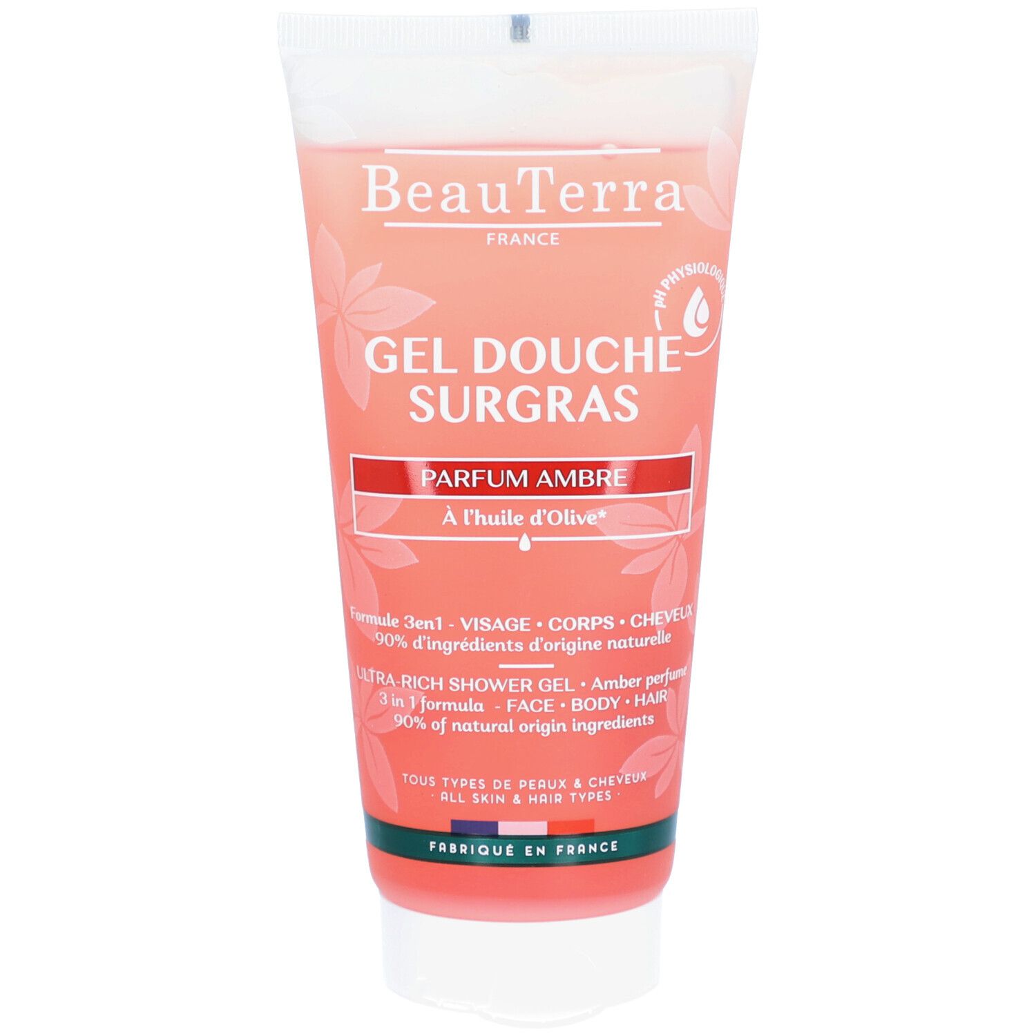 BeauTerra Gel Douche Surgras - Ambre