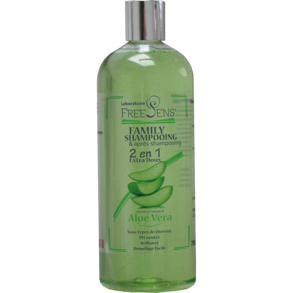 Freesens Family Shampooing 2 et 1 Aloe Vera