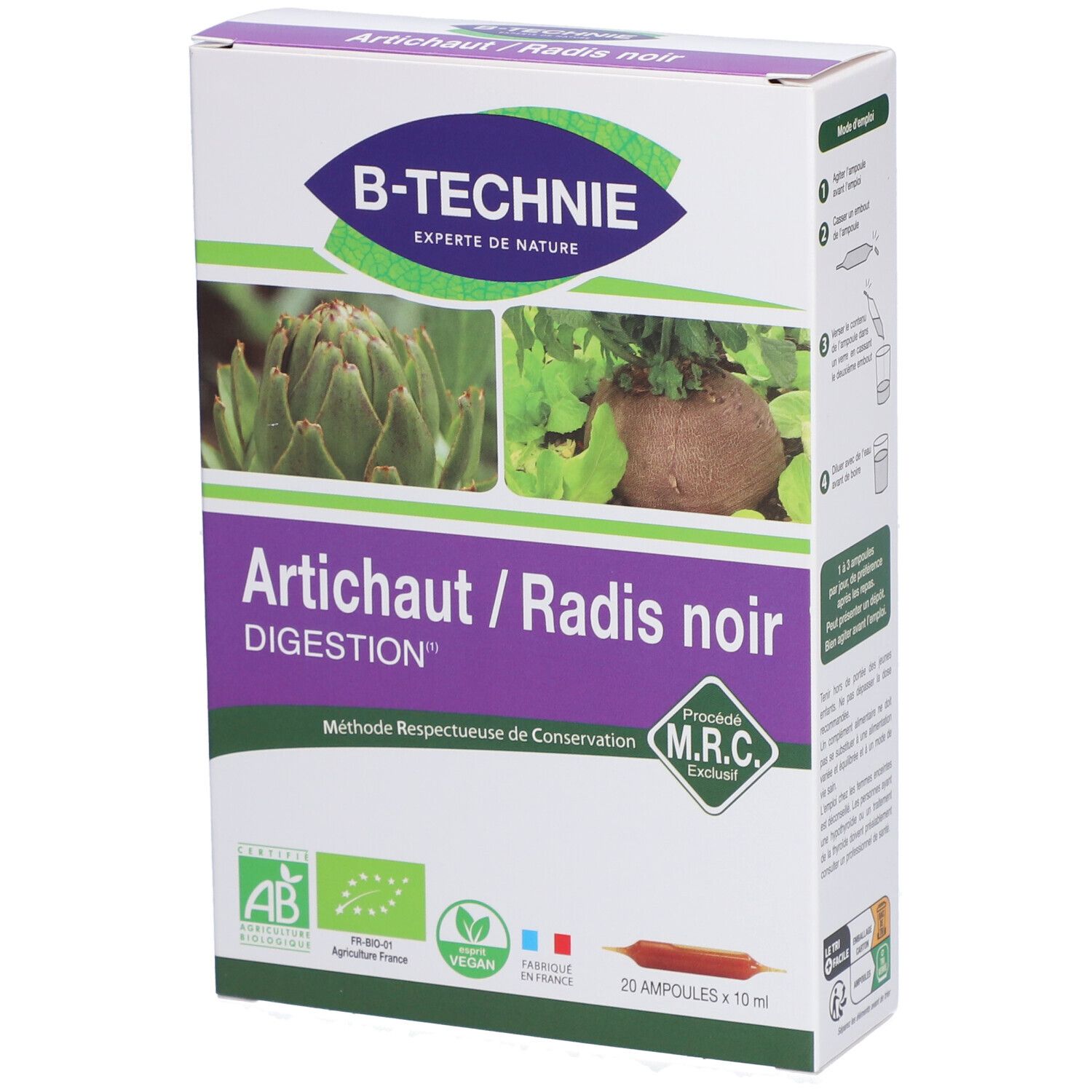 Biotechnie Artichaut-Radis Noir Bio