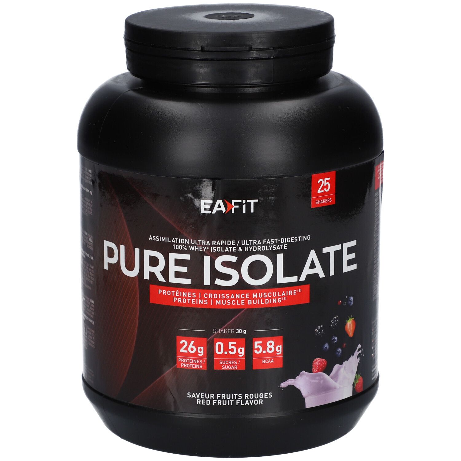 Ea-Fit Pure isolate aux fruits rouge
