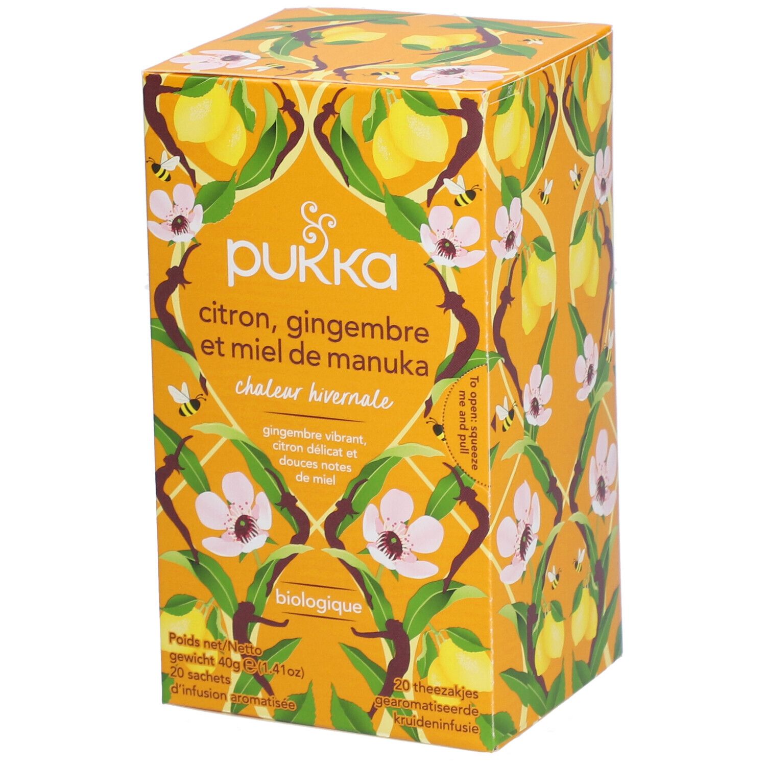 pukka Citron, Gingembre et Miel de Manuka