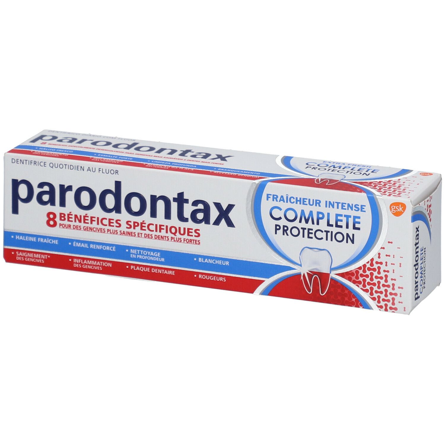 parodontax Fraîcheur Intense Complete protection dentifrice