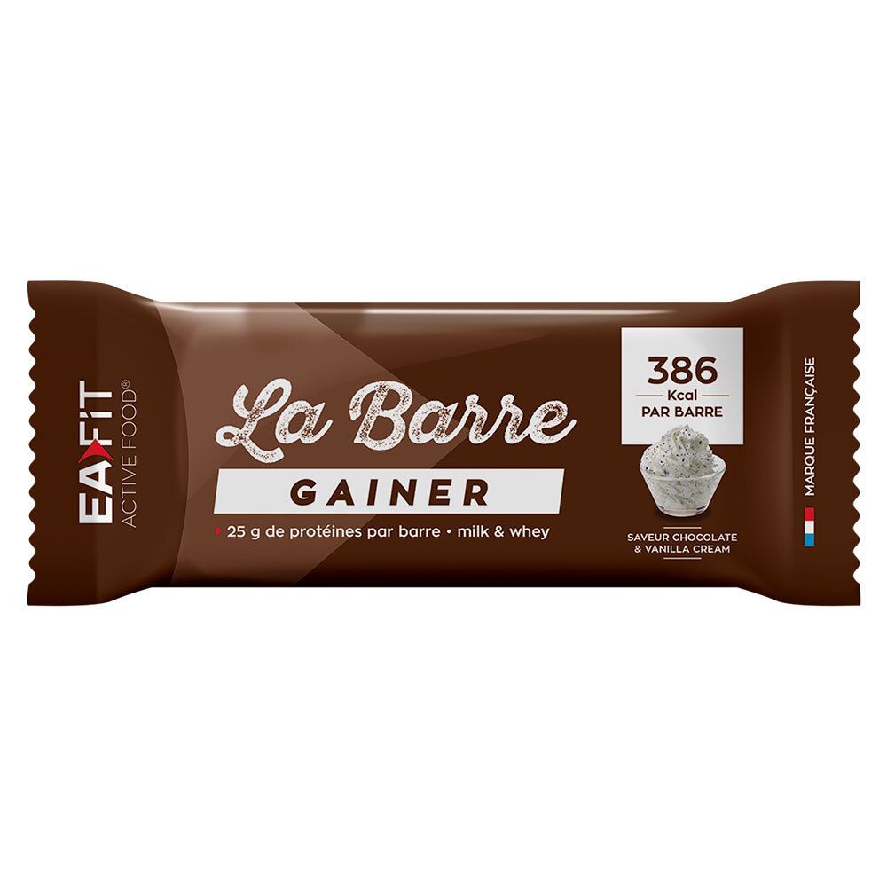 Ea-Fit La Barre Gainer Chocolat et Crème vanille