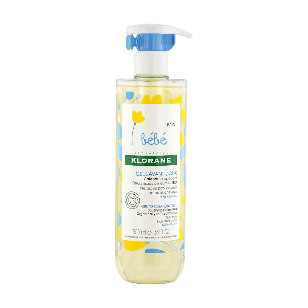 Klorane Baby-Bad Sanftes Calendula-Reinigungsgel für Babys