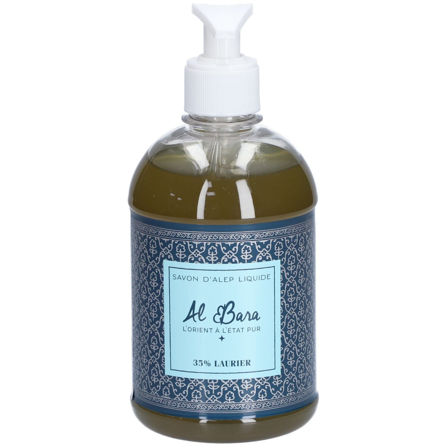 AL Bara Savon D'alep Liquide 35% Laurier Flacon Pompe