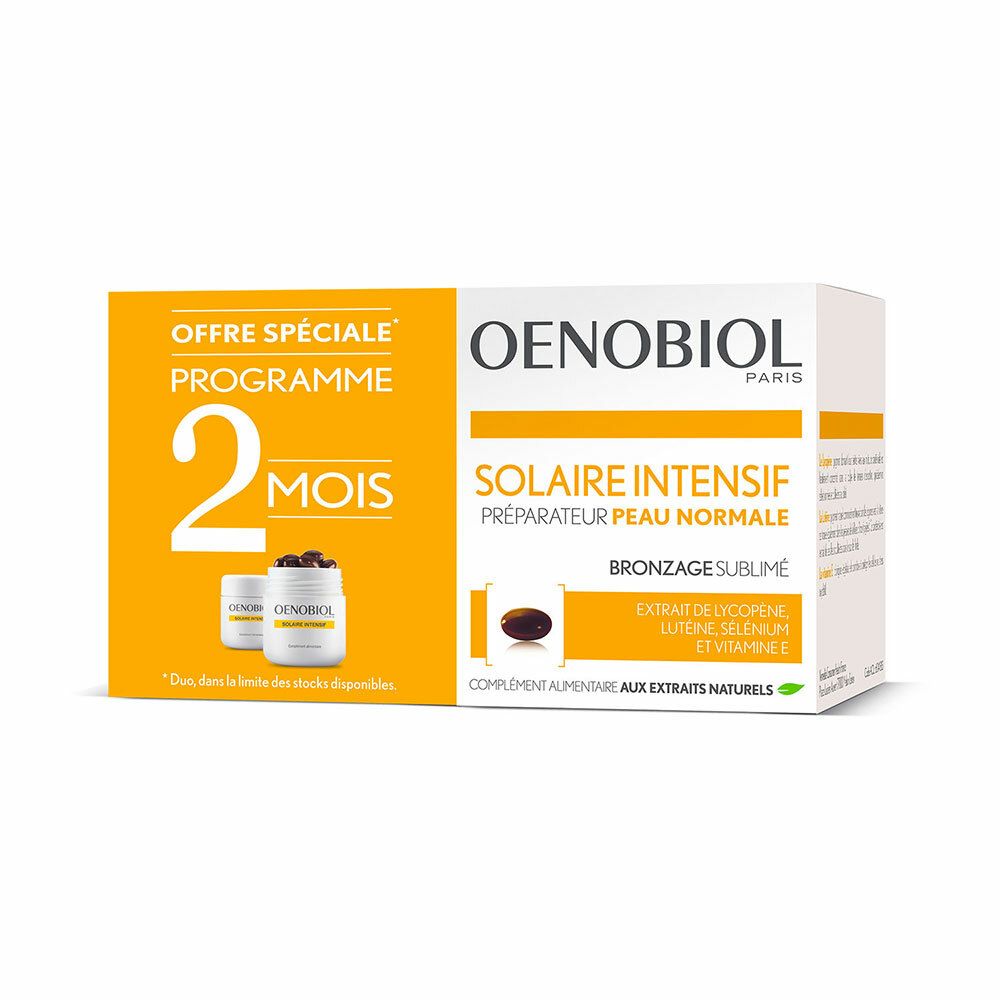 Oenobiol Solaire Intensif Préparateur Peau Normale