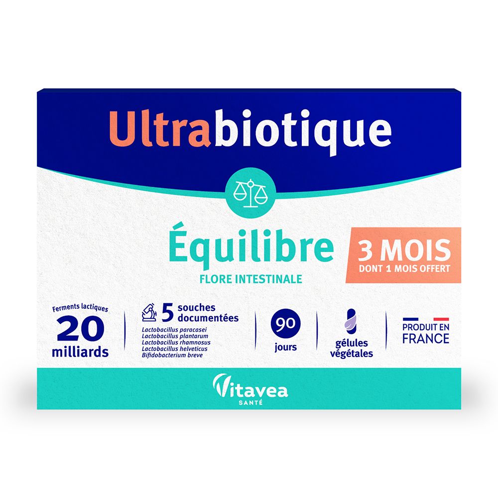 Nutrisanté Ultrabiotique Équilibre Flore intestinale