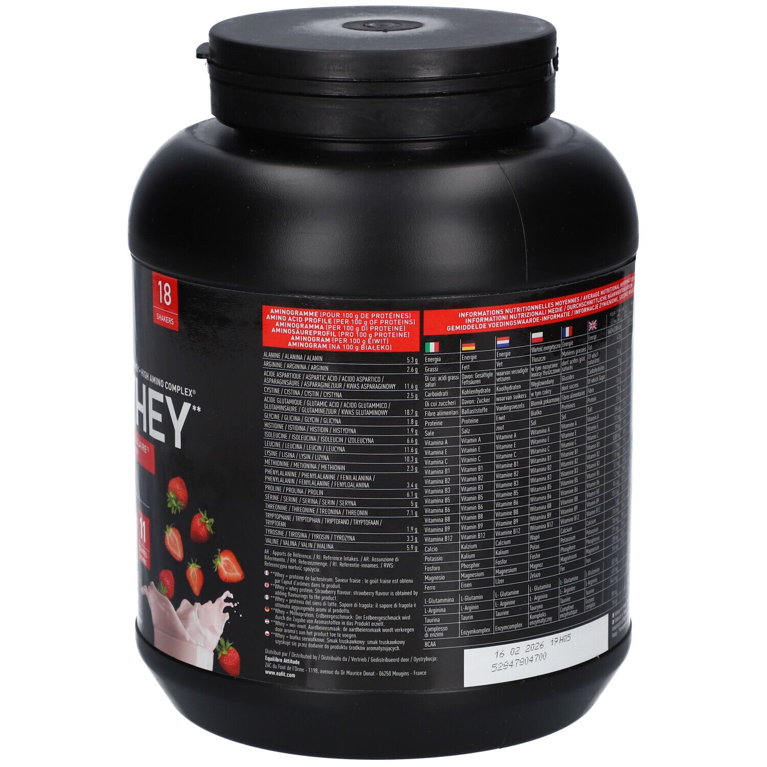 EAFIT Pure Whey Erdbeere