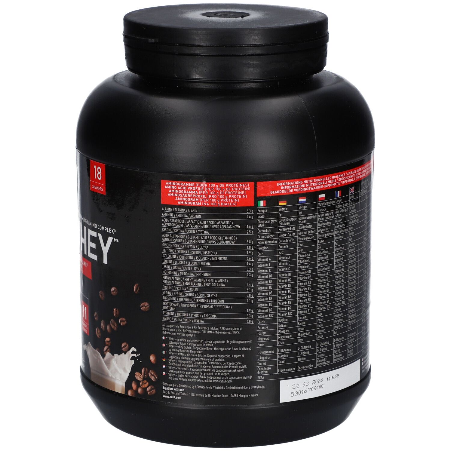 EAFIT Pure Whey Cappuccino
