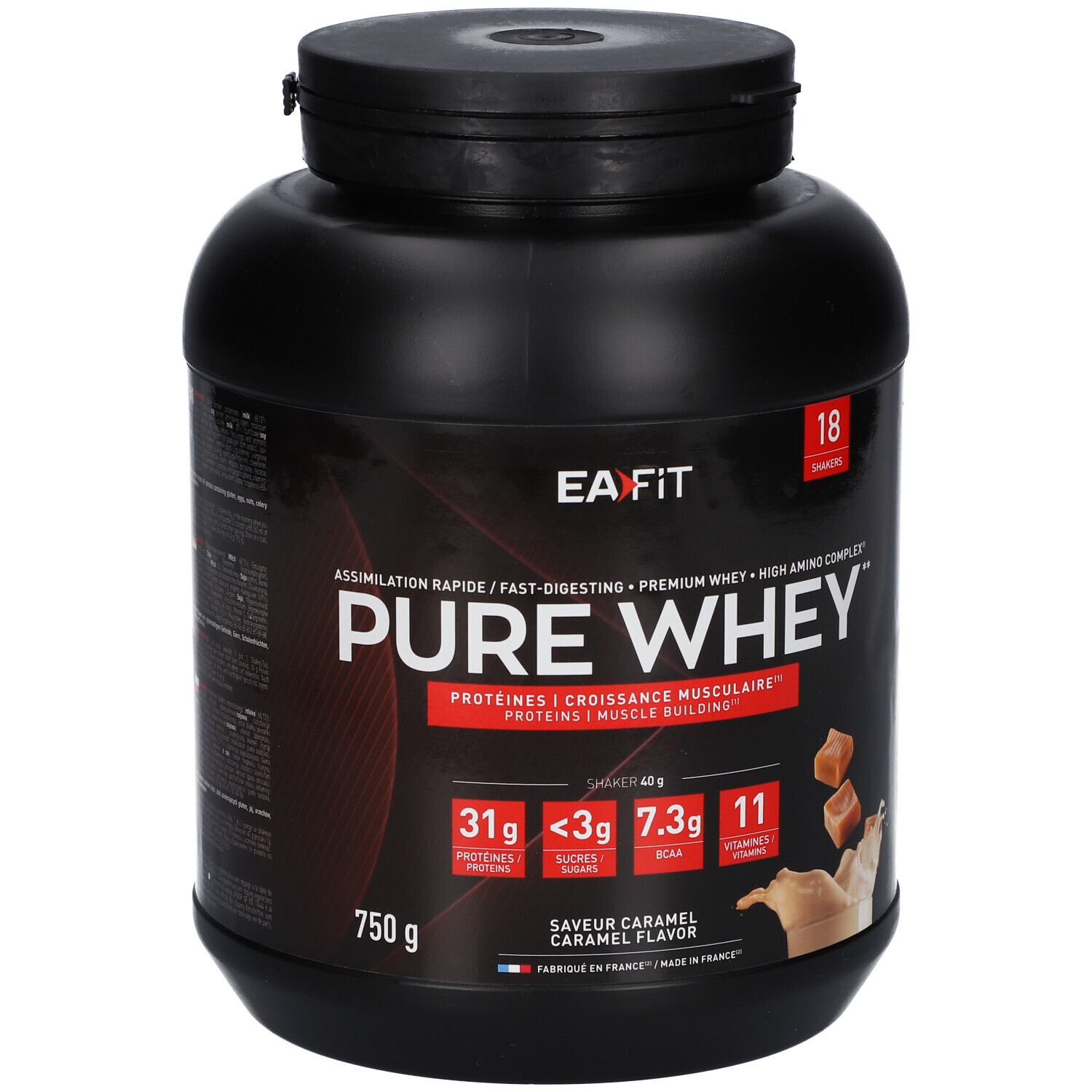 EAFIT Pure Whey Karamell Eiweißpulver