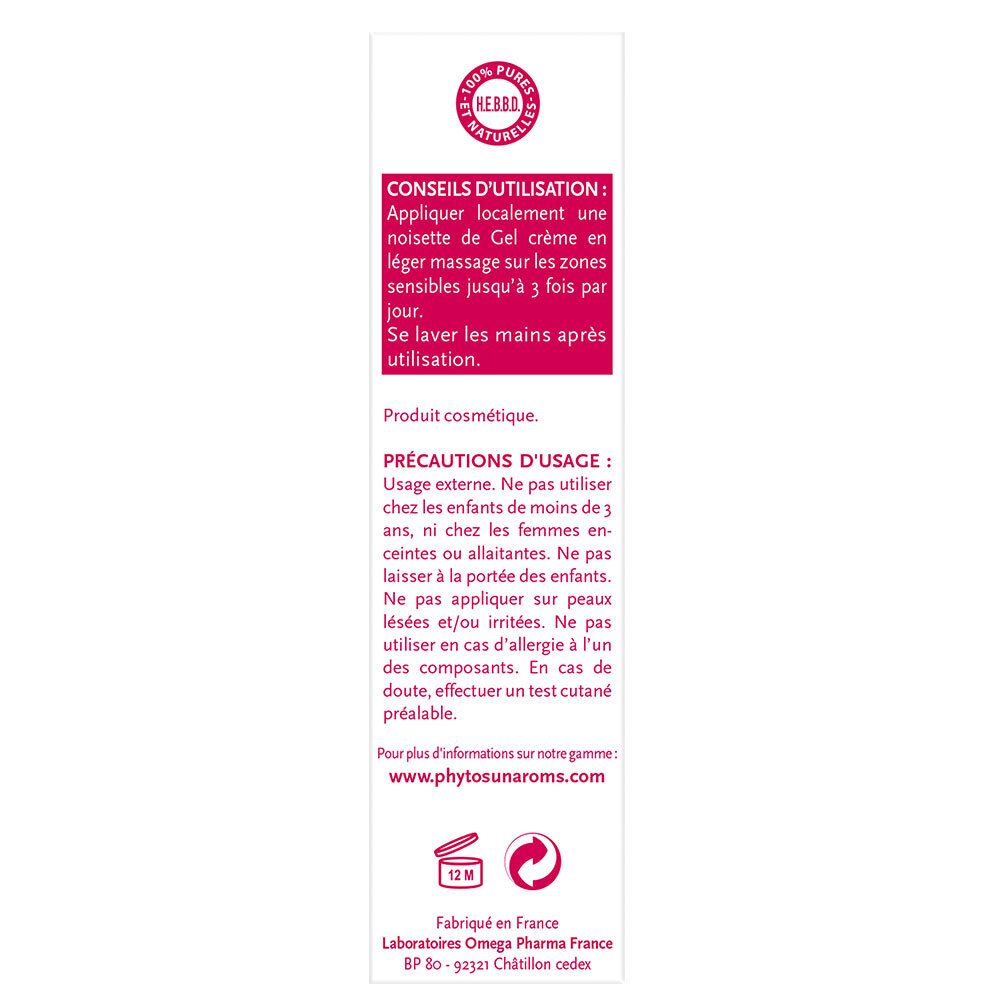 Dos du tube avec conseils d'utilisation et précautions. Texte en français.