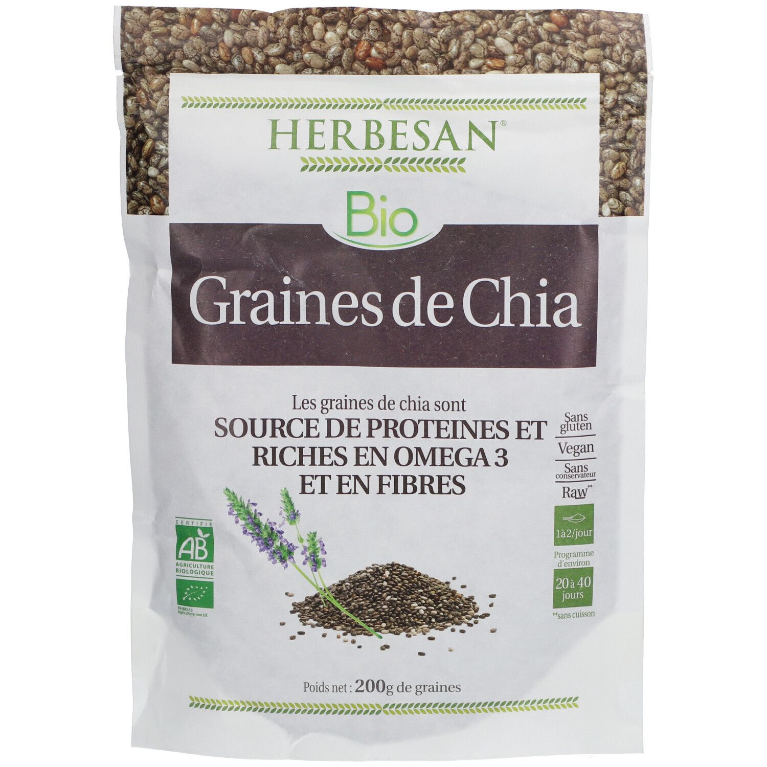 Herbesan® Graines de Chia