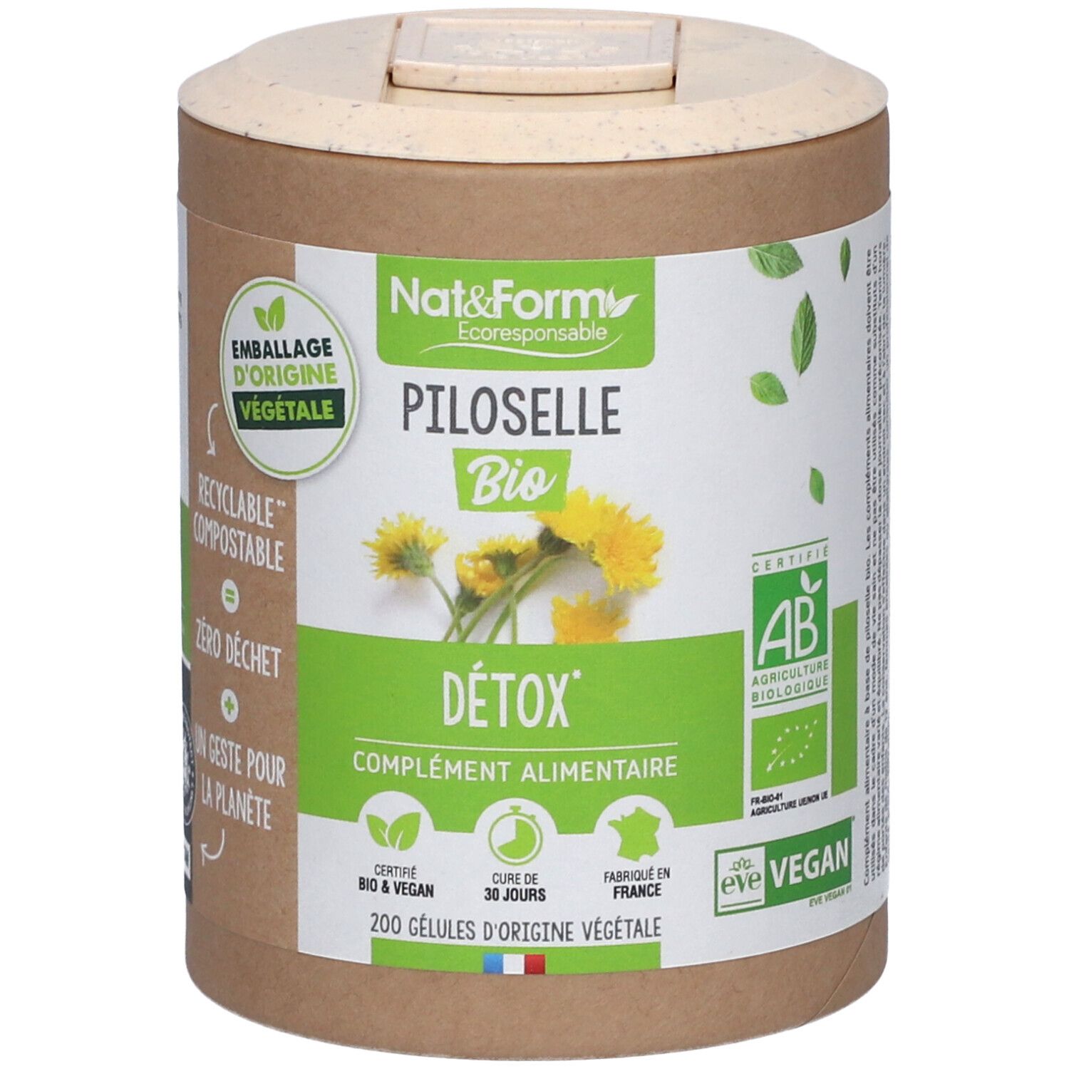 Nat&Form Piloselle Bio en gélules