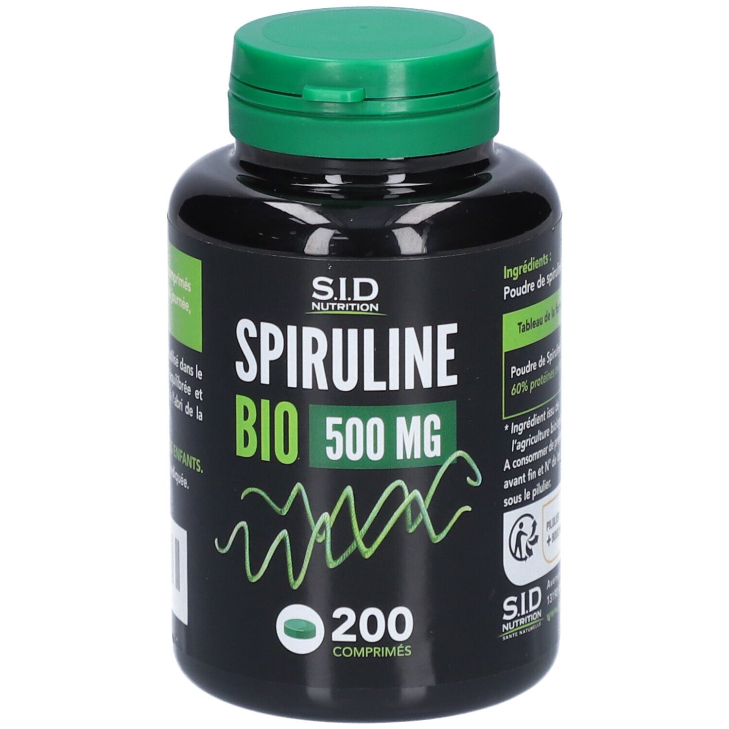 Sidn Spiruline BIO CPR 200