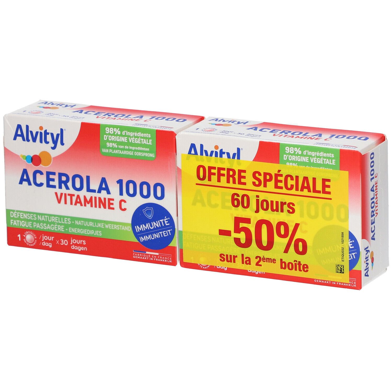 Alvityl® Acérola 1000 Vitamine C