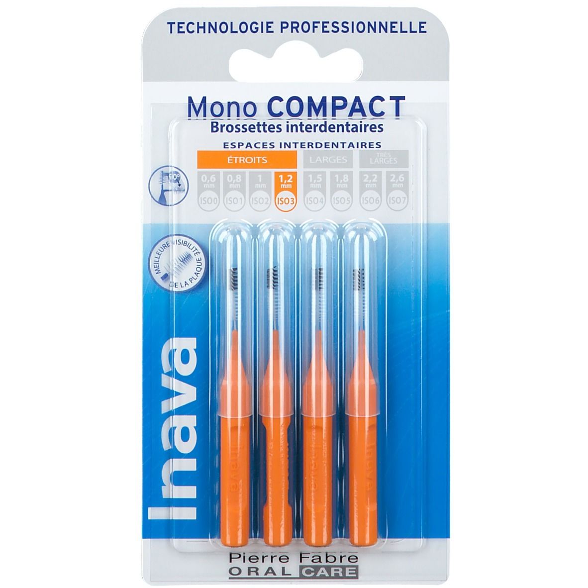 Ivana Mono Compact Brossettes interdentaires étroits 1,2 mm