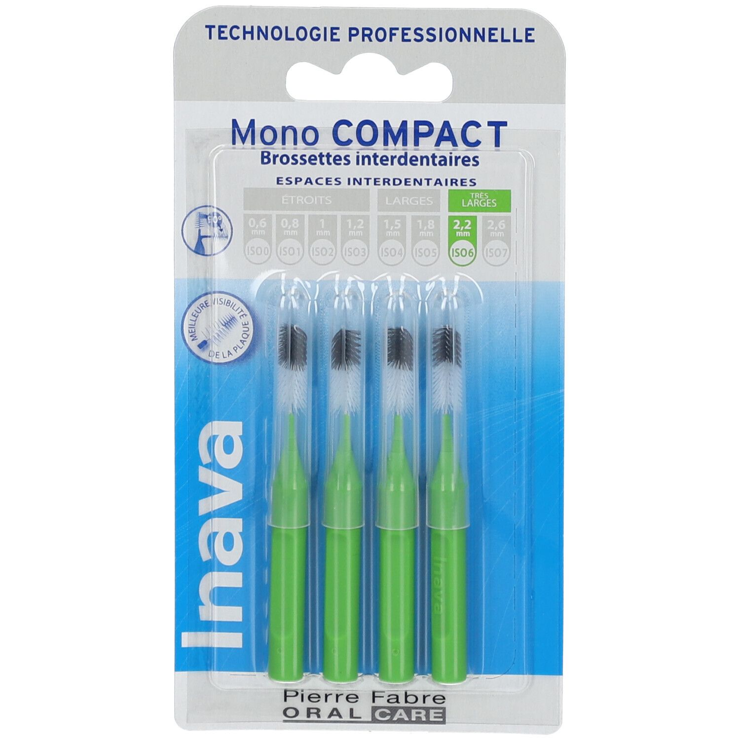 Inava Mono Compact Brossettes interdentaires XL 2,2 mm