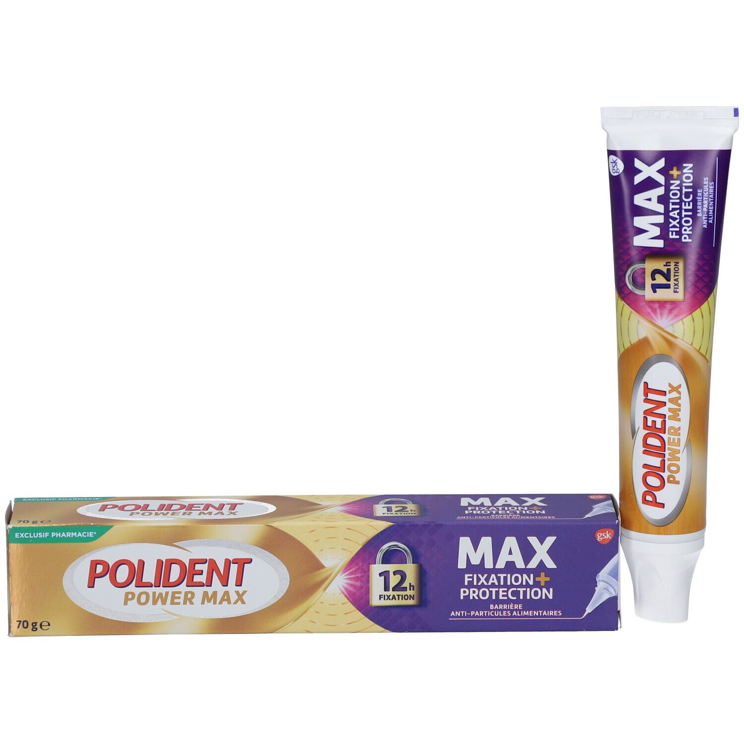 Polident Power MAX Fixation + Protection